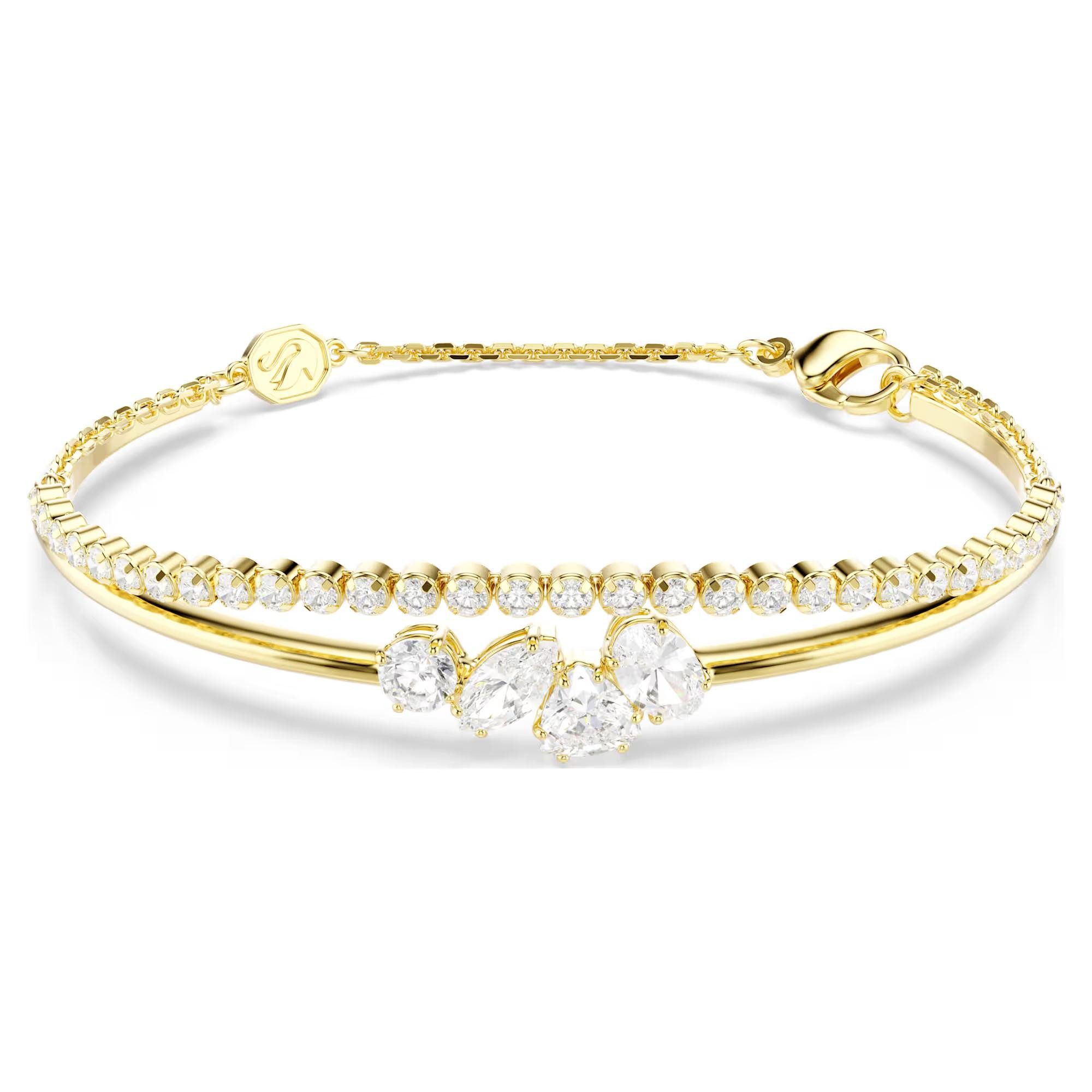 Armband Swarovski Armband Mesmera 5747953 Weiß, 18K goldplattiert