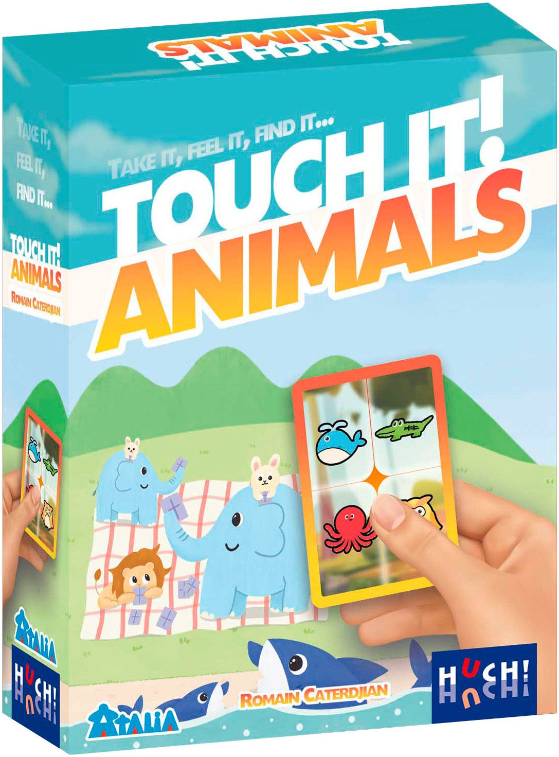 HUCH! Spiel Touch it Animals, Familienspiel