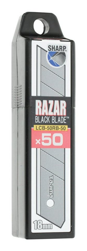 Thumbnail - Tajima Cuttermesser, Klinge: 1.8 cm, (50 Stück), Cutterklinge LCB50RB-50H RAZ. BL. 50 x 18 mm TAJ