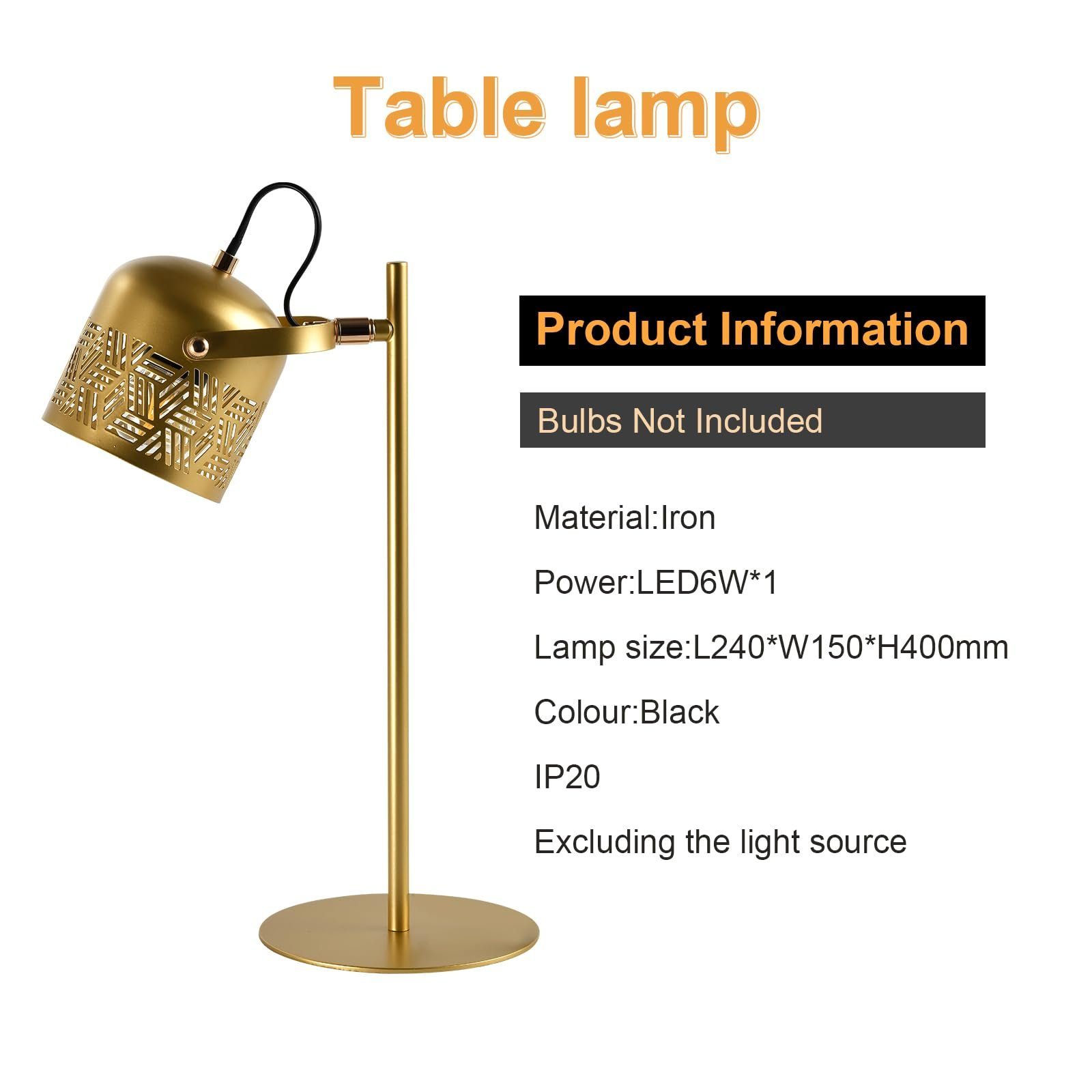 LQWELL Tischleuchte E27 Nachttischlampe LED Tischlampe, günstig online kaufen