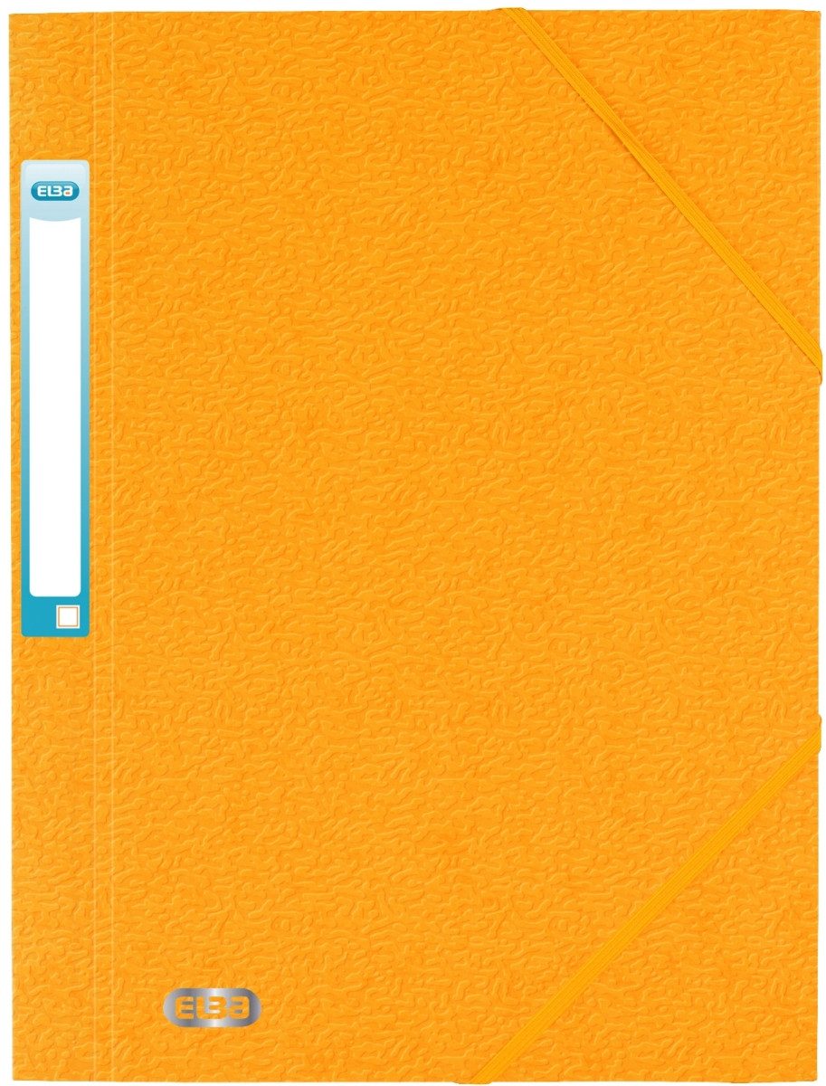 Fächermappe Eckspannermappe Eurofolio Prestige A4 Spezialkarton 600 g/qm gelb