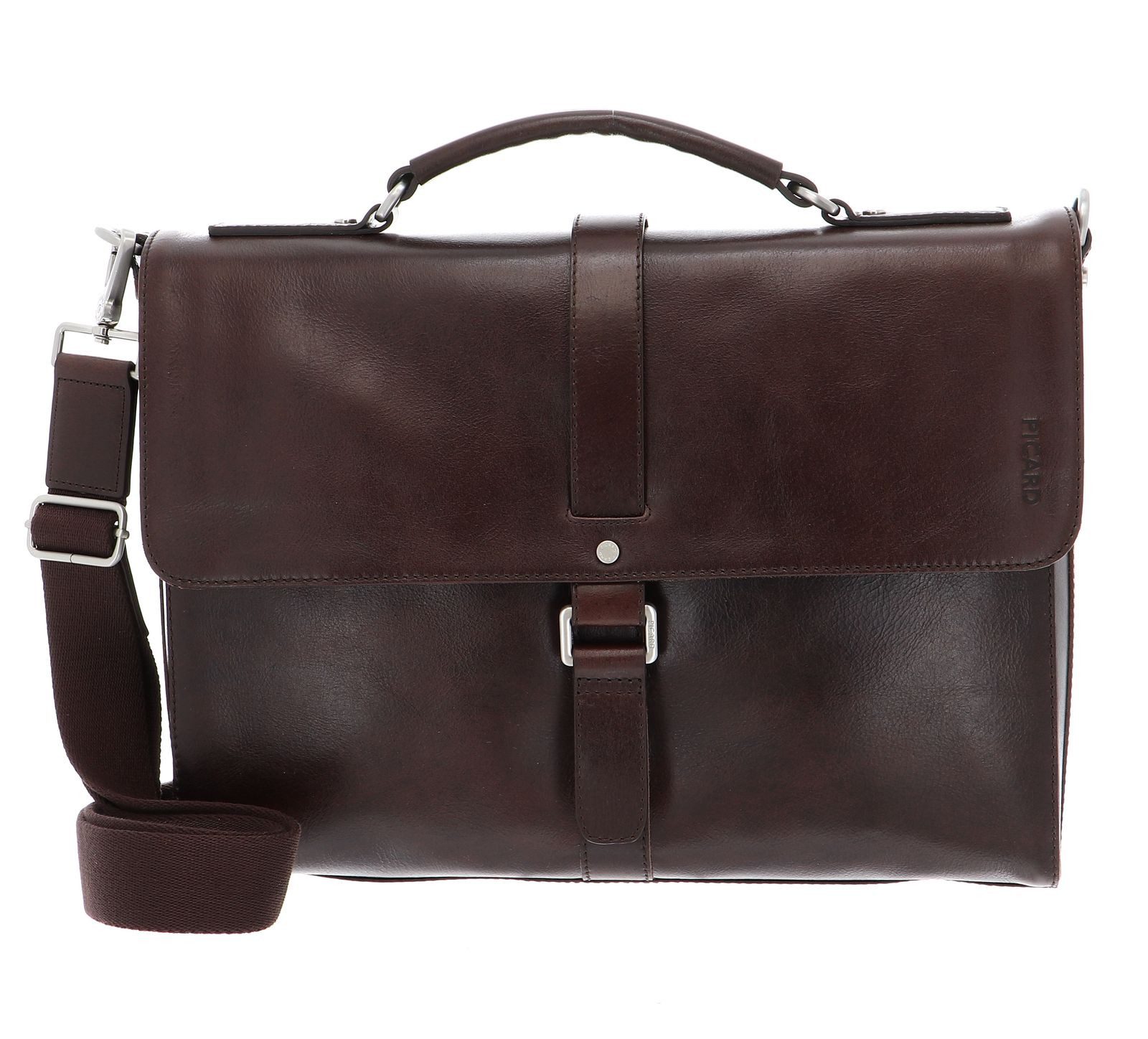 Picard Aktentasche Briefcase, aus echtem Büffelleder