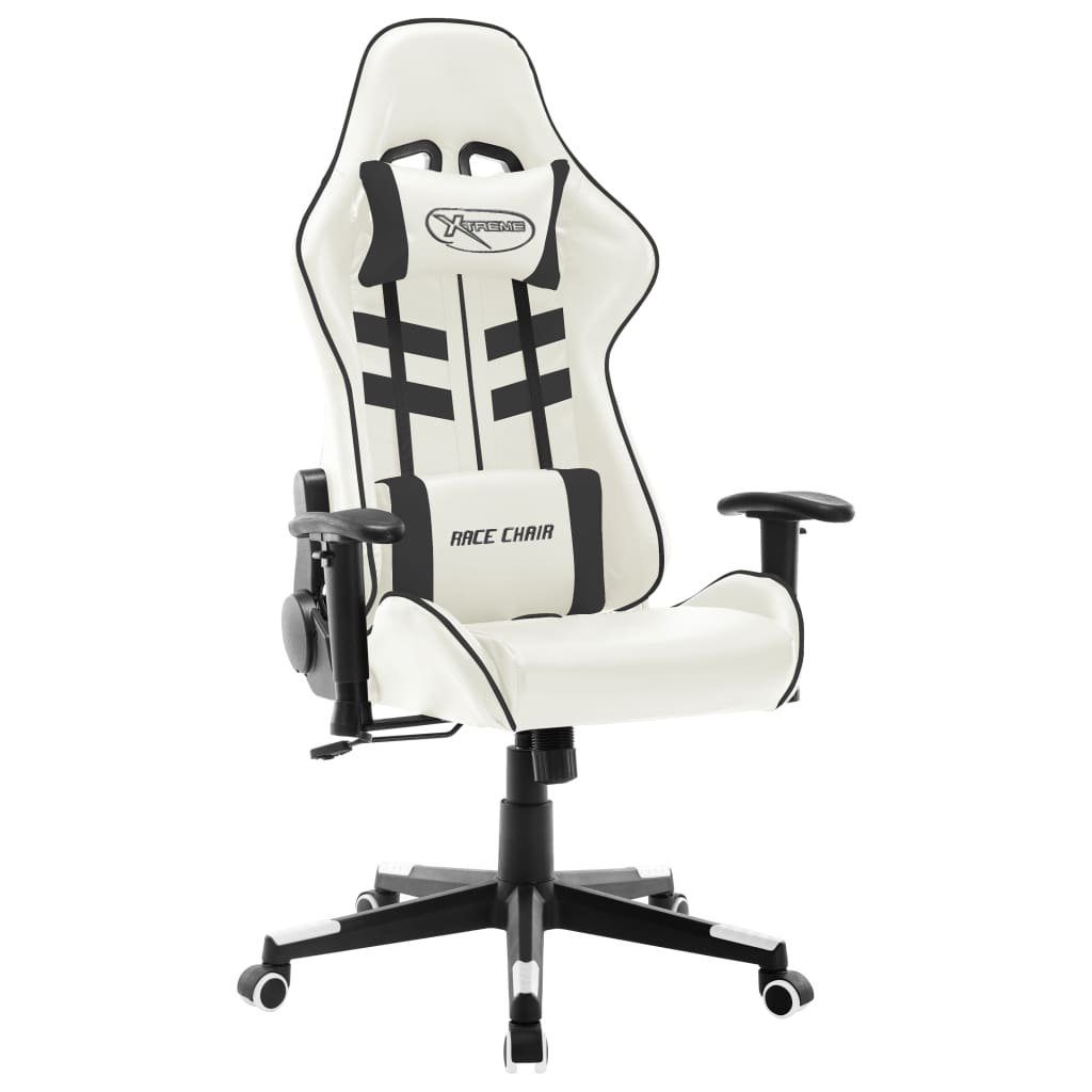 vidaXL Gaming-Stuhl Gaming-Stuhl Weiß und Schwarz Kunstleder (1 St) Weiß und Schwarz | Weiß und Schwarz