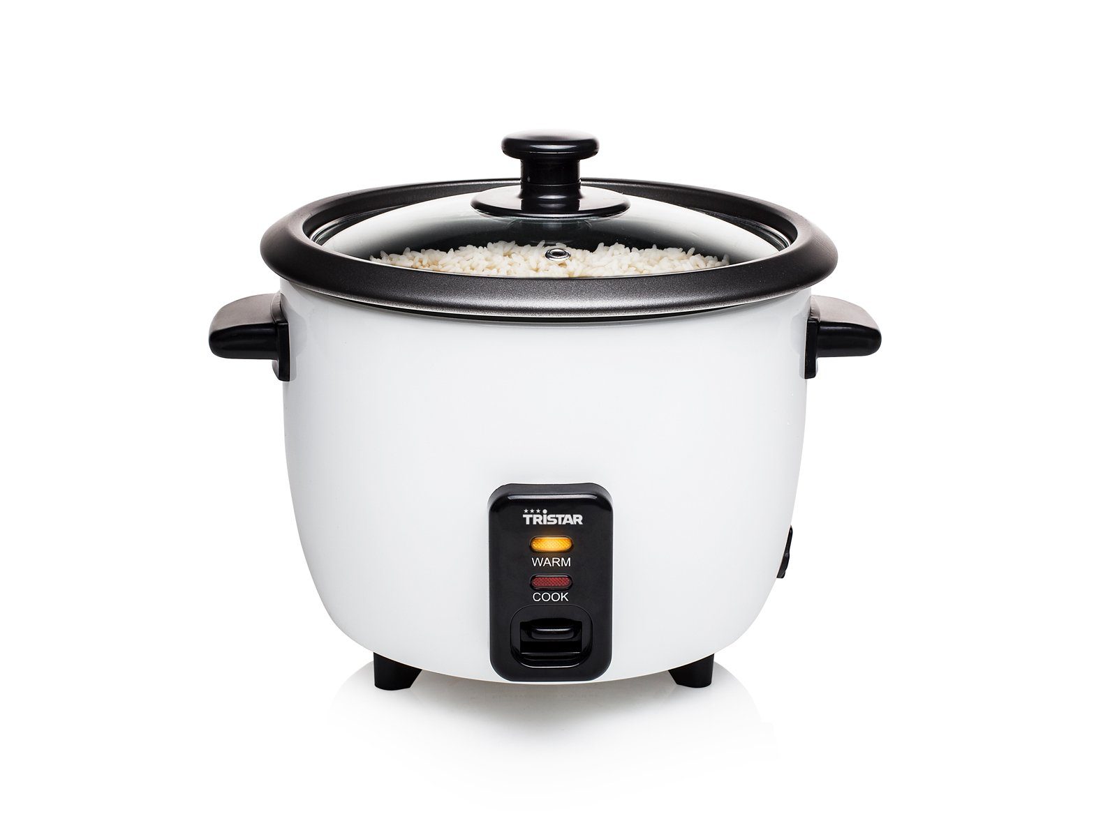Tristar Reiskocher, 300 W, Sushi Reis Kochautomat klein & Gemüse-Dampfgarer, Dampf Schnell-Kocher