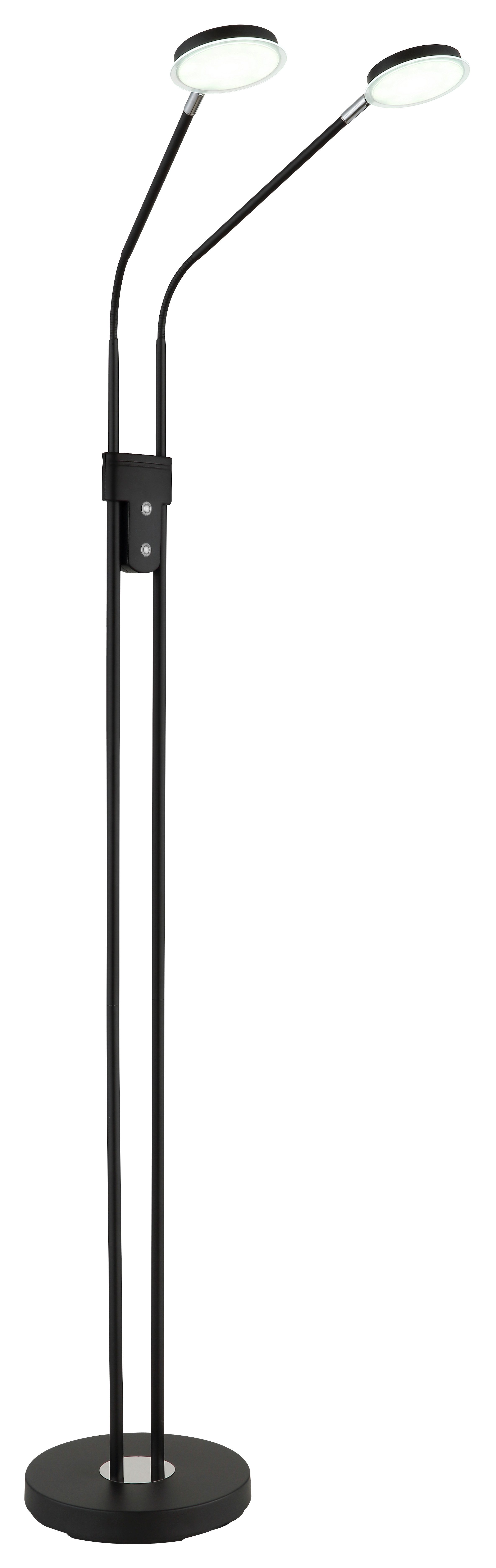 GLOBO LIGHTING Stehlampe SILVIO, LED fest integriert, Stehleuchte mit Touchdimmer, flexibel, modern & komfortabel