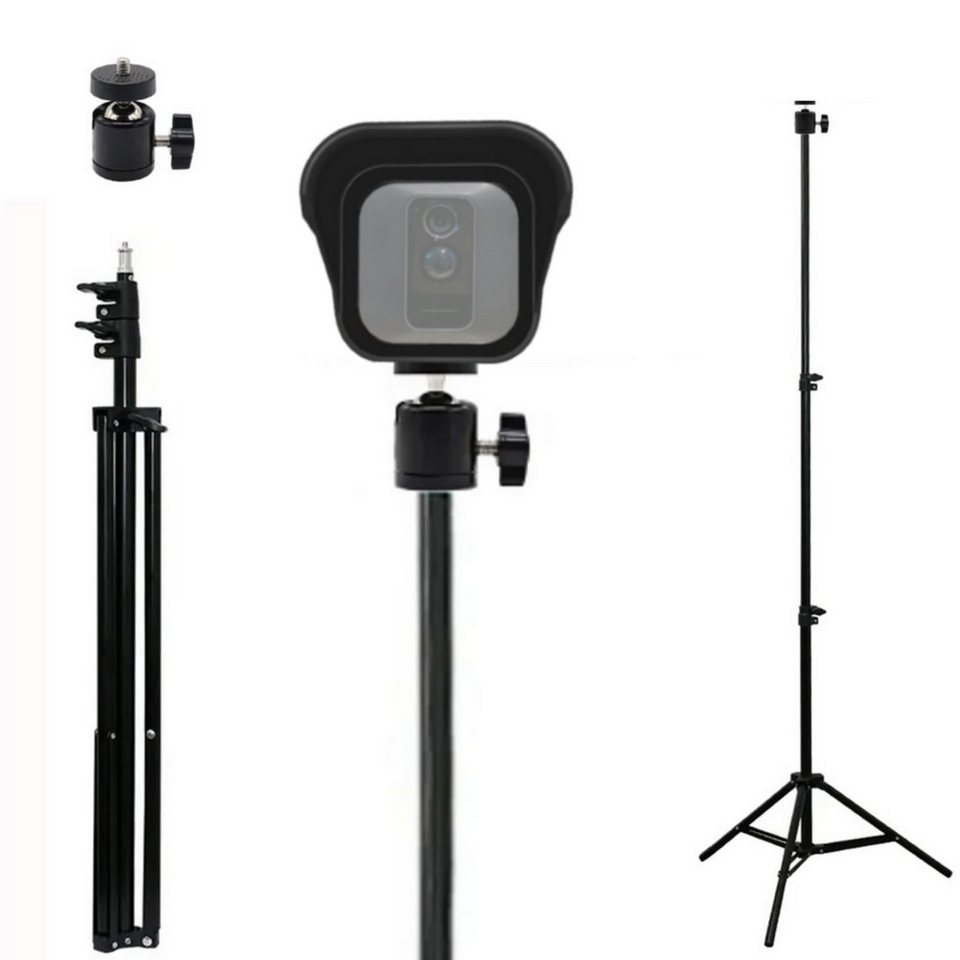 Flexible Halterung für Blink XT/XT2/ Mini - Clip Clamp Mount, Plus Länge, 360 ° Verstellbar, Universelle Kamerahalterung Klemmhalter für Blink Indoor Kamera und Outdoor Sicherheitskamera System