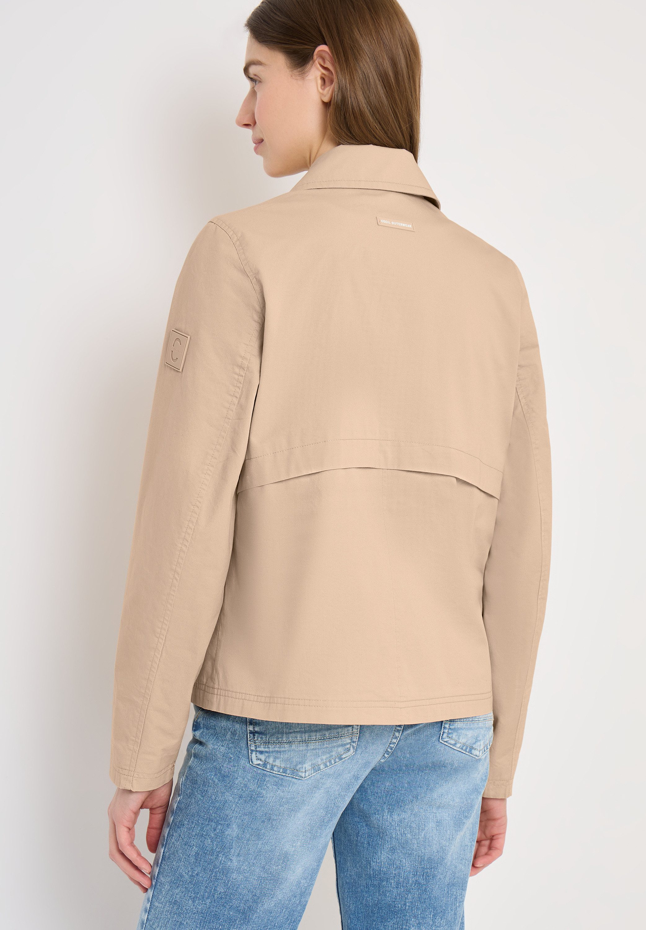 CECIL Kurzjacke Trenchcoat mit Reverskragen