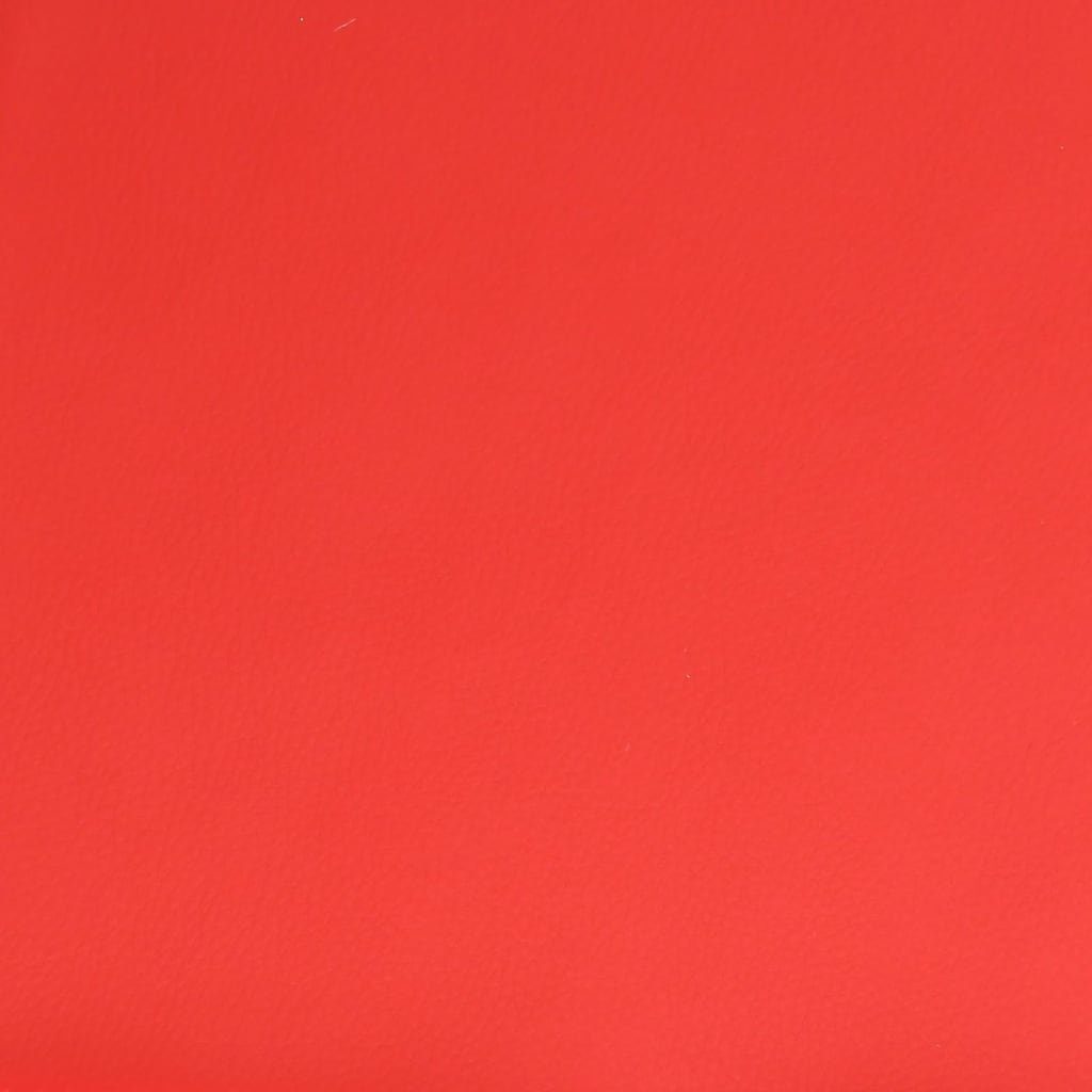 Rot und Stk. St) | Weiß Drehbar 2 Rot Esszimmerstuhl Weiß und Kunstleder vidaXL Rot Esszimmerstühle und (2 Weiß