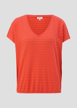 s.Oliver Shirttop T-Shirt mit überschnittenen Schultern