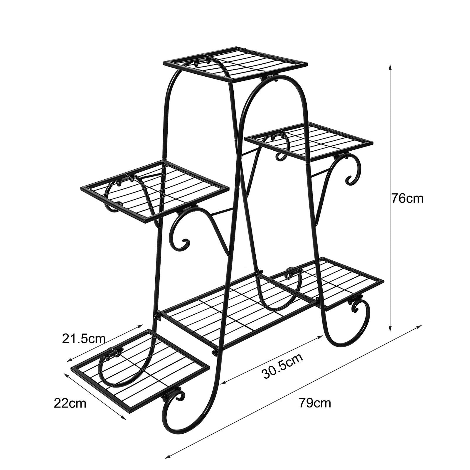 Youyijia Blumenständer Metal Flower Stand Black günstig online kaufen