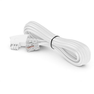 deleyCON deleyCON 1m TAE Anschlusskabel Routerkabel TAE-F auf RJ45 Stecker DSL LAN-Kabel