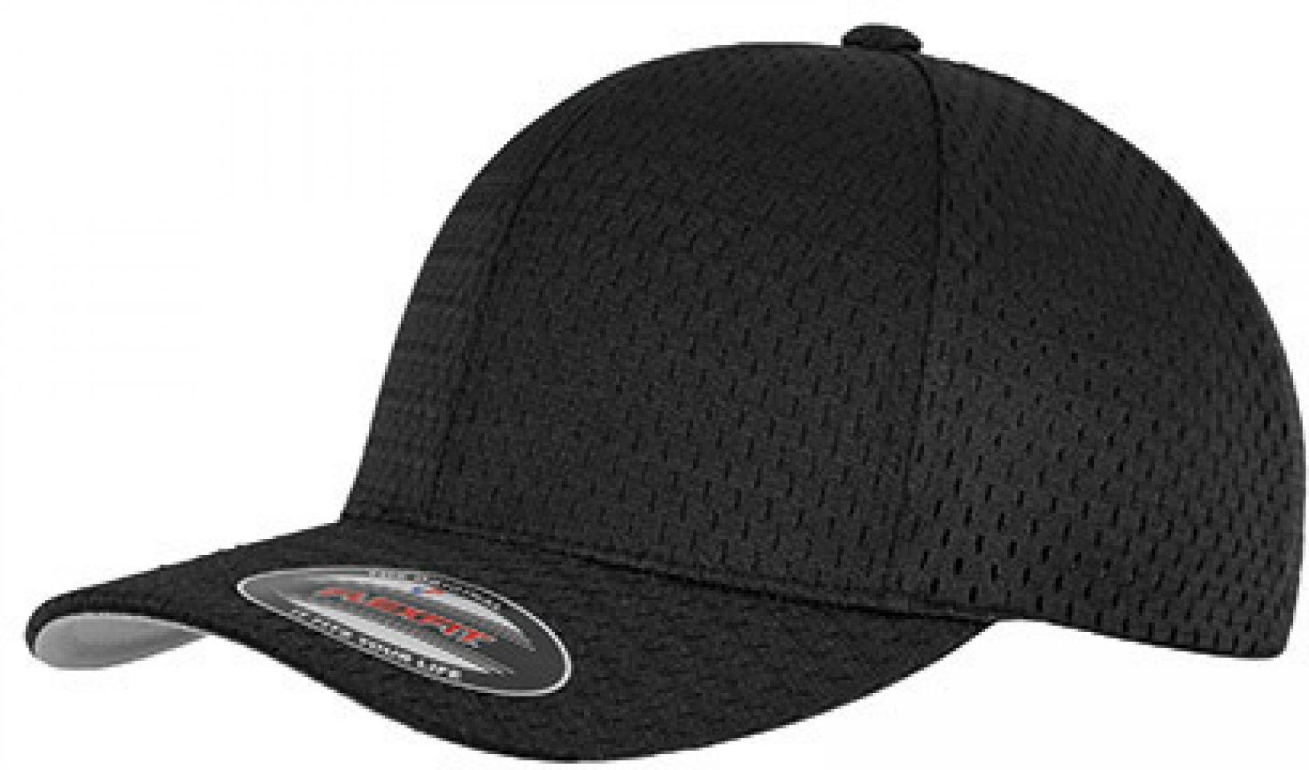 Flexfit Baseball Cap Flexfit Athletic Mesh Cap, Silberne Schirmunterseite