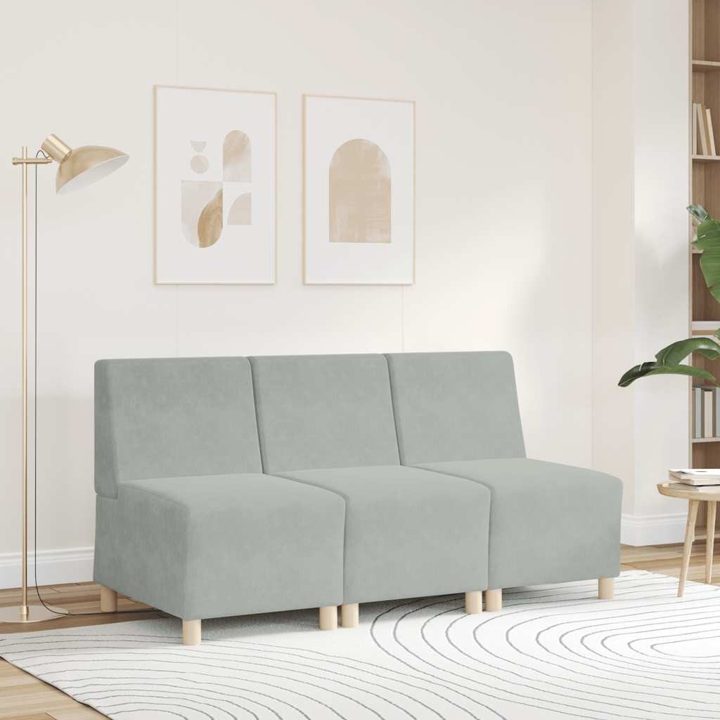 vidaXL Sofa Modulares Sofa ohne Armlehnen günstig online kaufen