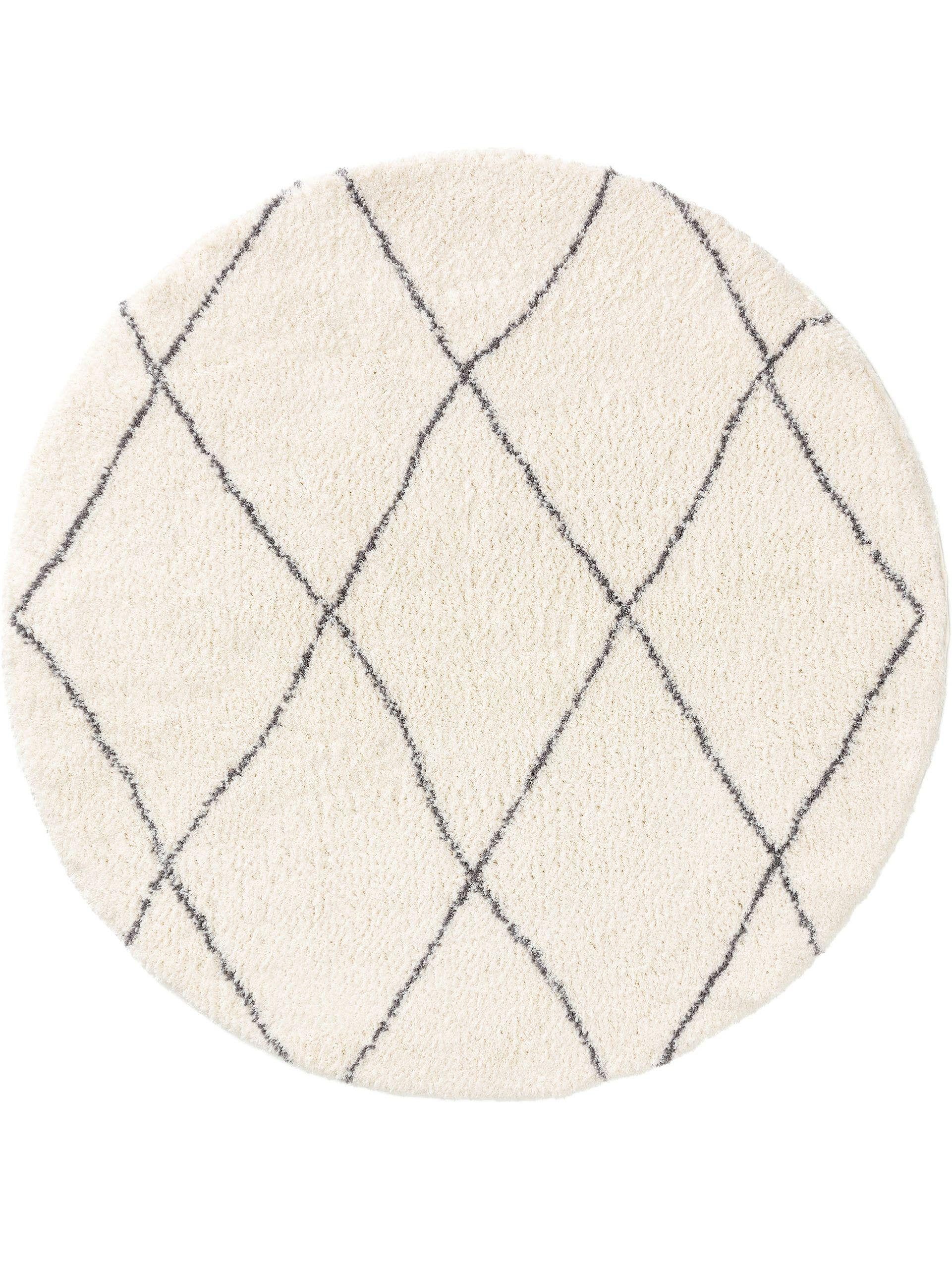 benuta Hochflor-Teppich Benno, rund, Höhe: 21 mm, Kunstfaser, Berber, Ethno günstig online kaufen