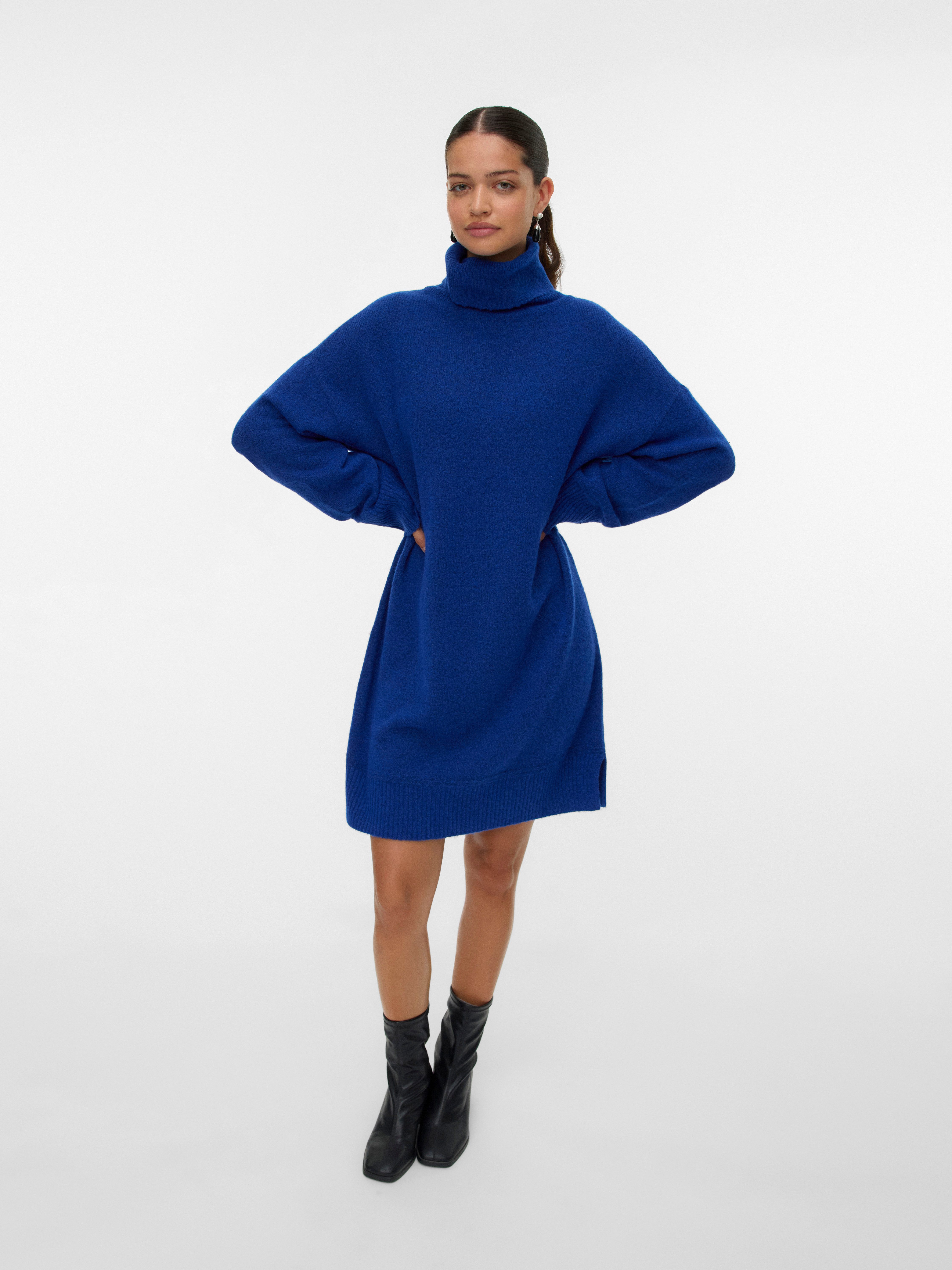 Vero Moda Strickkleid VMAQUARIUS LS ROLLNECK günstig online kaufen