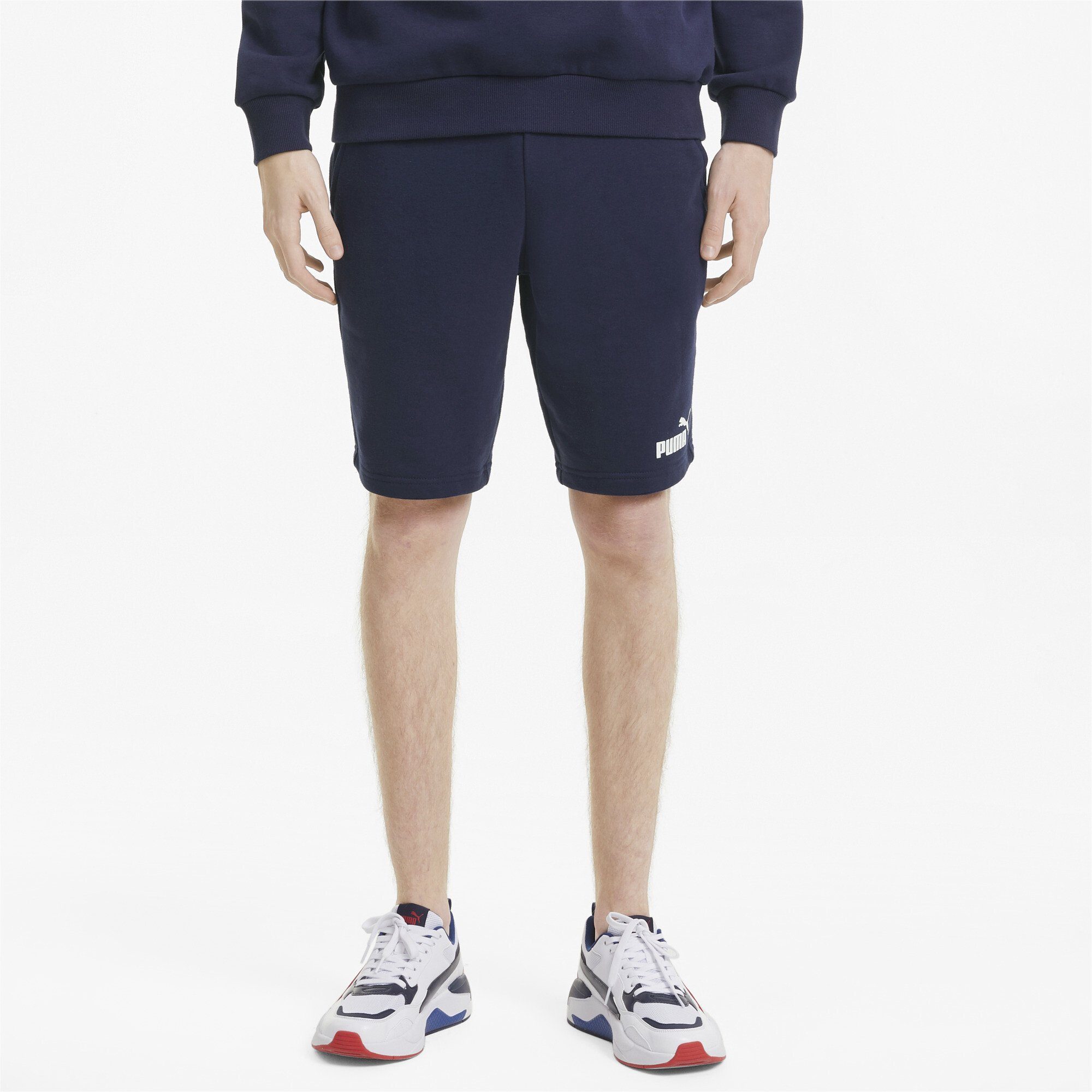 PUMA Sporthose Essentials Herren Shorts Blue Peacoat