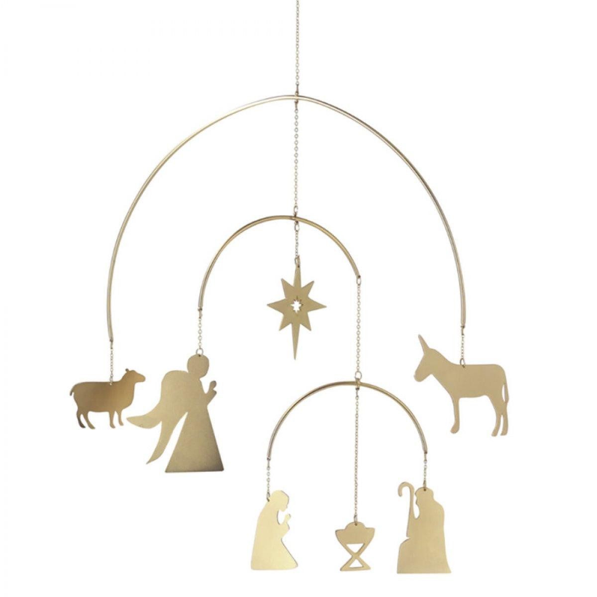 Räder Weihnachtsbaumkugel Design Weihnachtsmobile Krippe&Tiere (23x22,5cm)