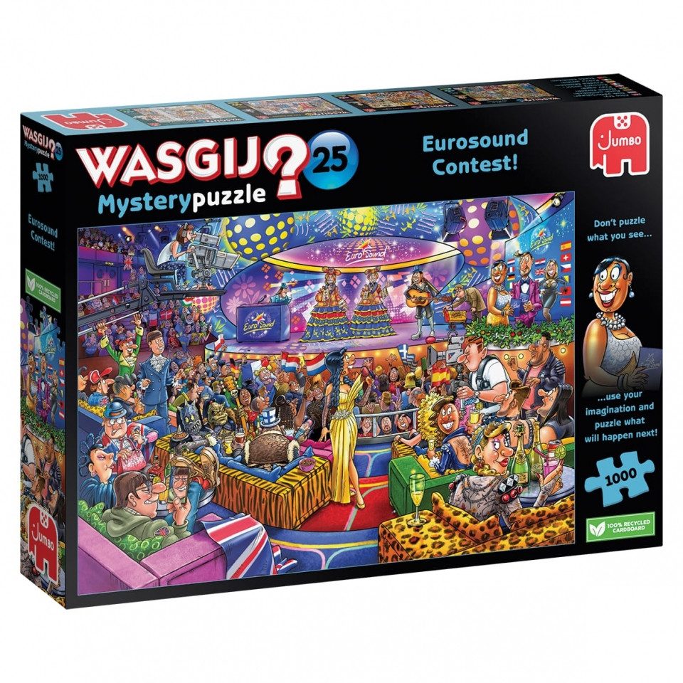 Jumbo Spiele Spiel, Wasgij Mystery 25: Eurosound Contest (1000 Teile) - deutsch