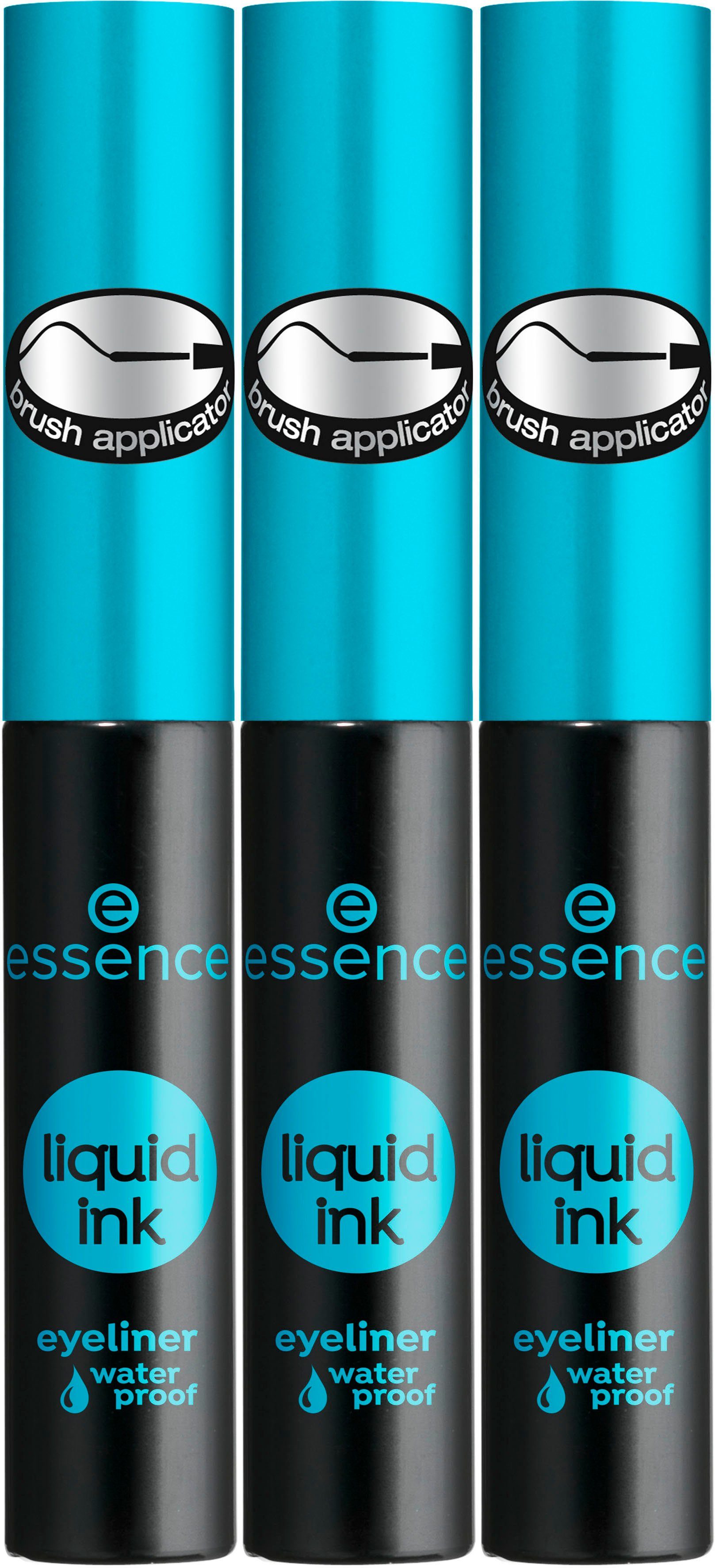 Essence Eyeliner liquid ink eyeliner, 3-tlg.