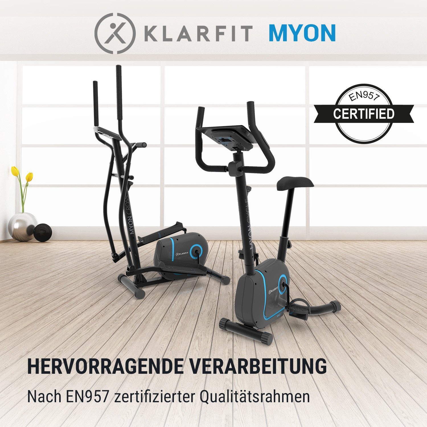 KLARFIT Heimtrainer Myon Cycle