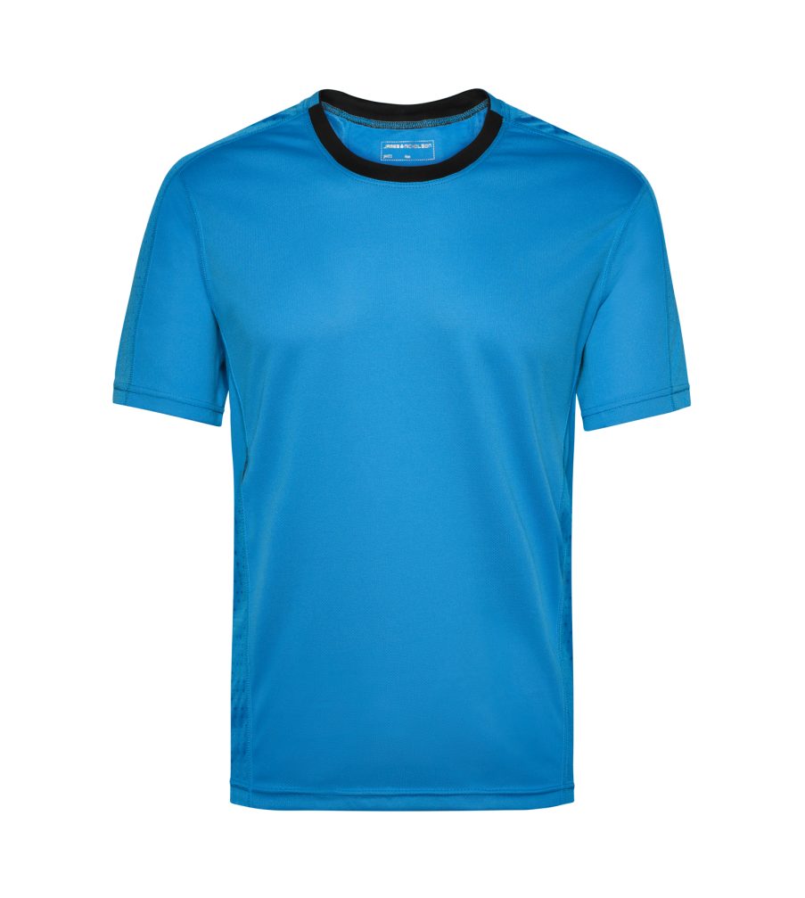James & Nicholson Laufshirt Doppelpack Herren Kurzarm Laufshirt Running T-Shirt JN472 (Doppelpack, 2er-Pack) Atmungsaktiv und Feuchtigkeitsregulierend