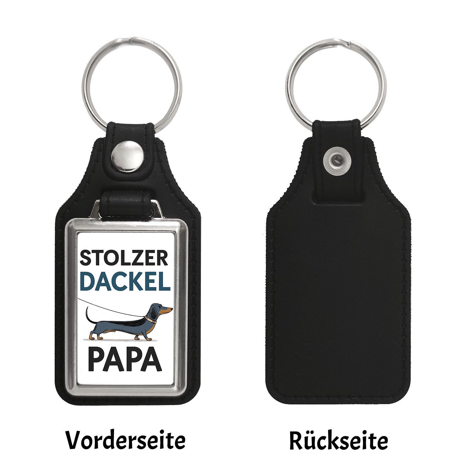 speecheese Schlüsselanhänger Stolzer Dackel Papa Schlüsselanhänger günstig online kaufen