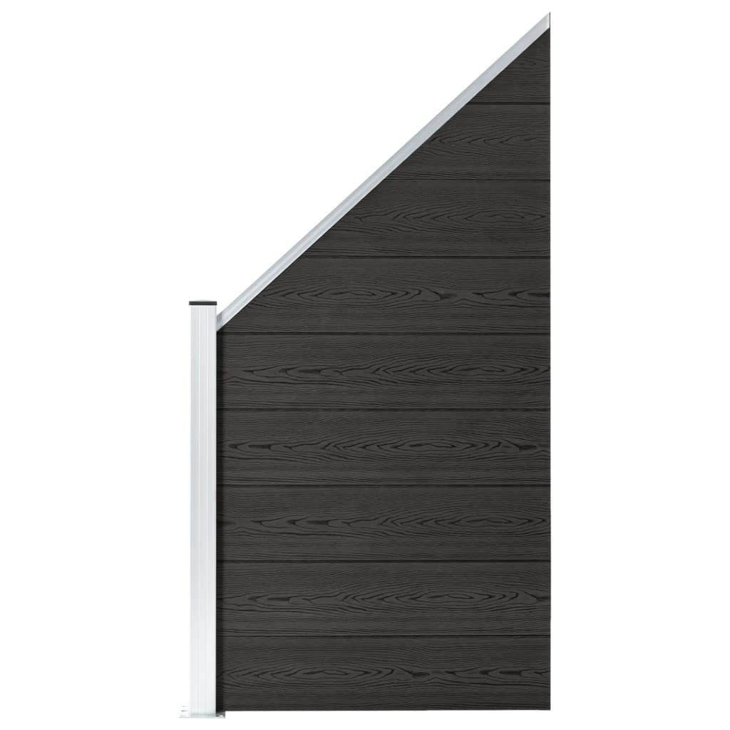 vidaXL Gartenzaun Zaunelement WPC 95x(105-180) cm günstig online kaufen