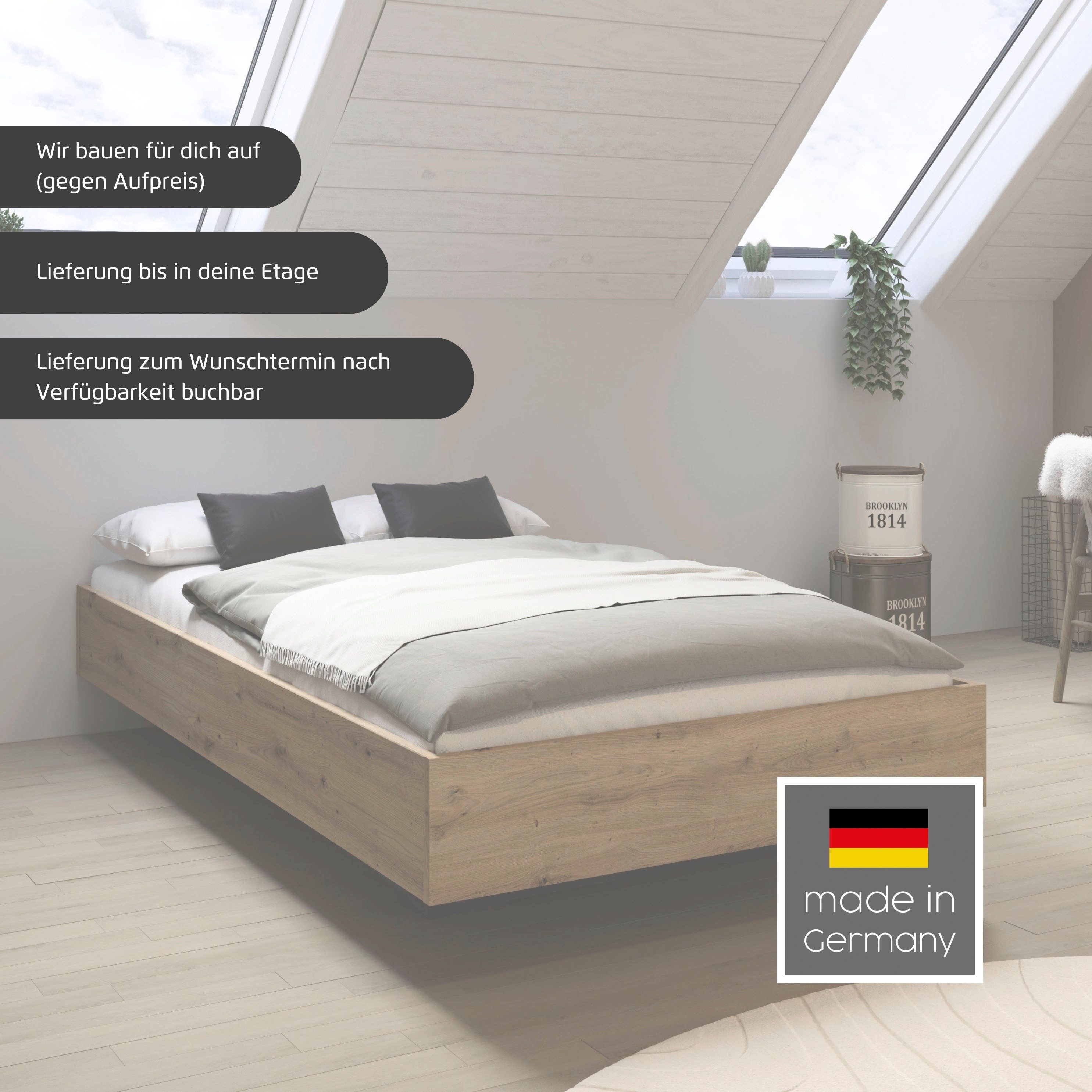 rauch Futonbett Phoenix, ohne Kopfteil