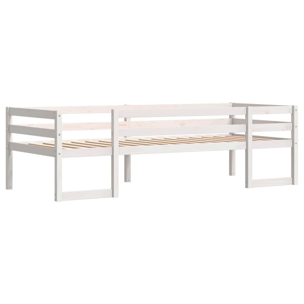 vidaXL Bett Kinderbett Weiß 75x190 cm günstig online kaufen
