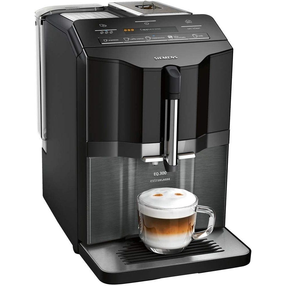 SIEMENS Kaffeevollautomat - - Kaffee-Vollautomat TI355F09DE schwarz