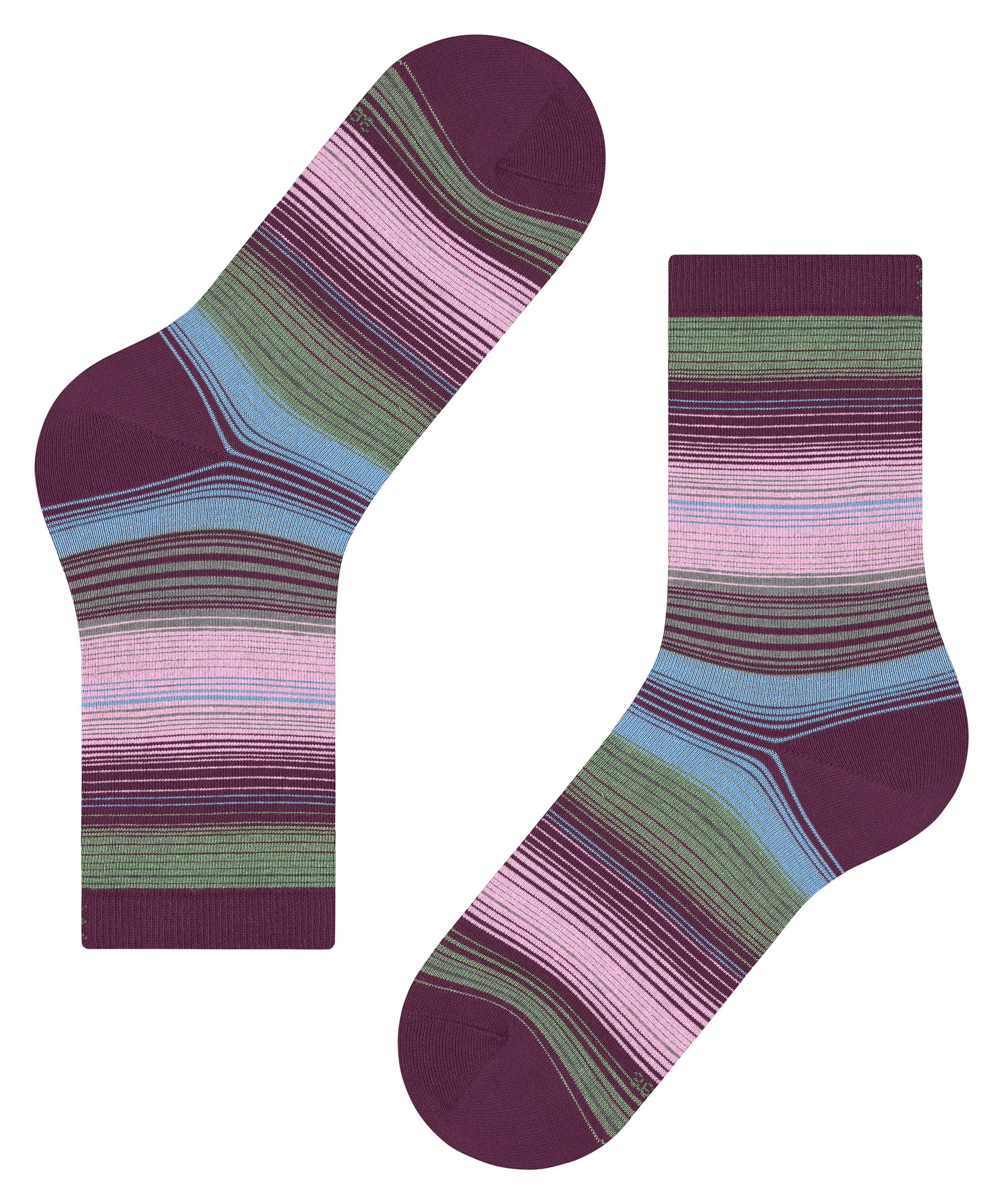 Burlington grape Stripe (8711) (1-Paar) Socken