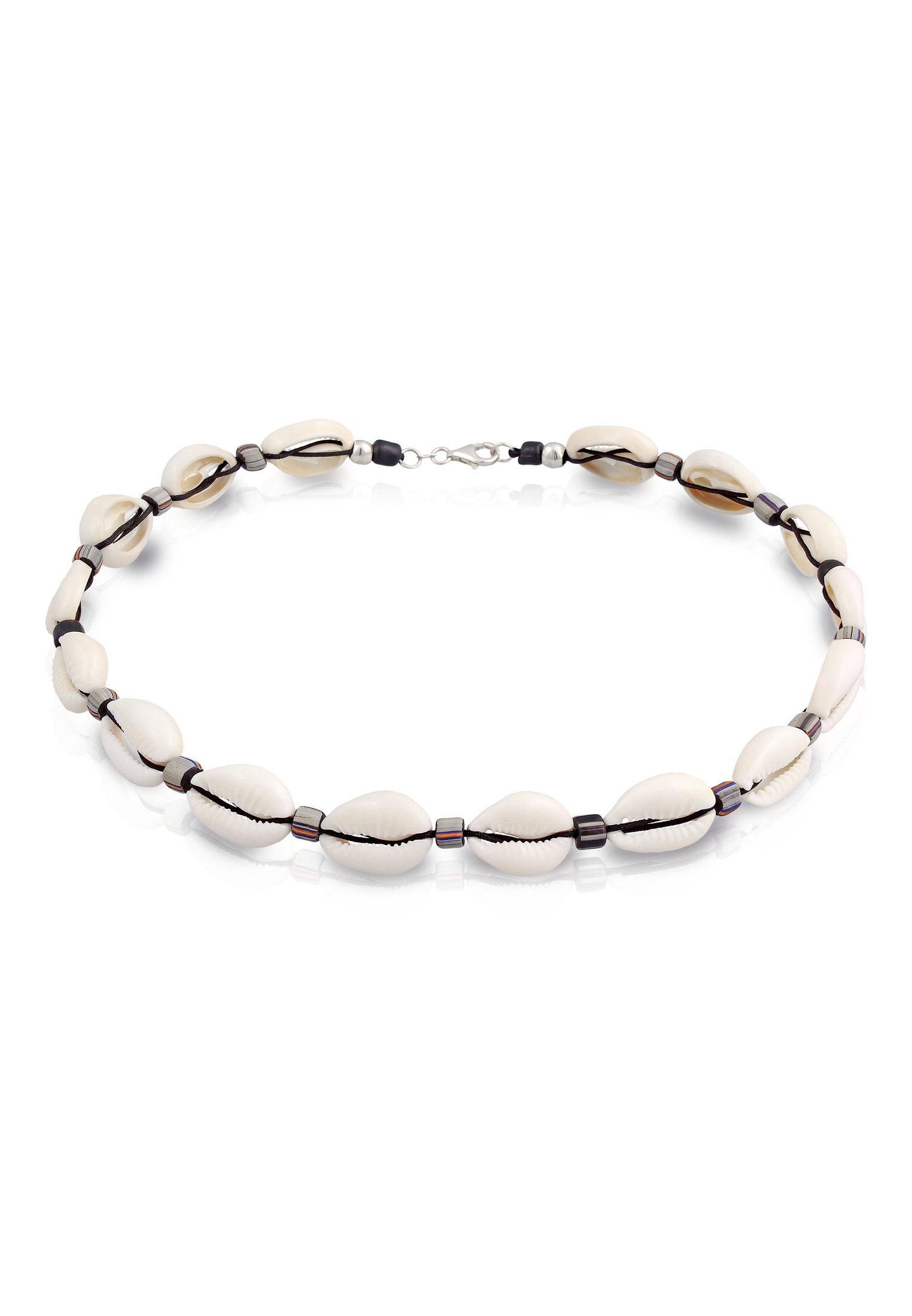 Kuzzoi Silberkette Kauri Muschel Beach Surfer Festival 925 Silber, Muschel günstig online kaufen