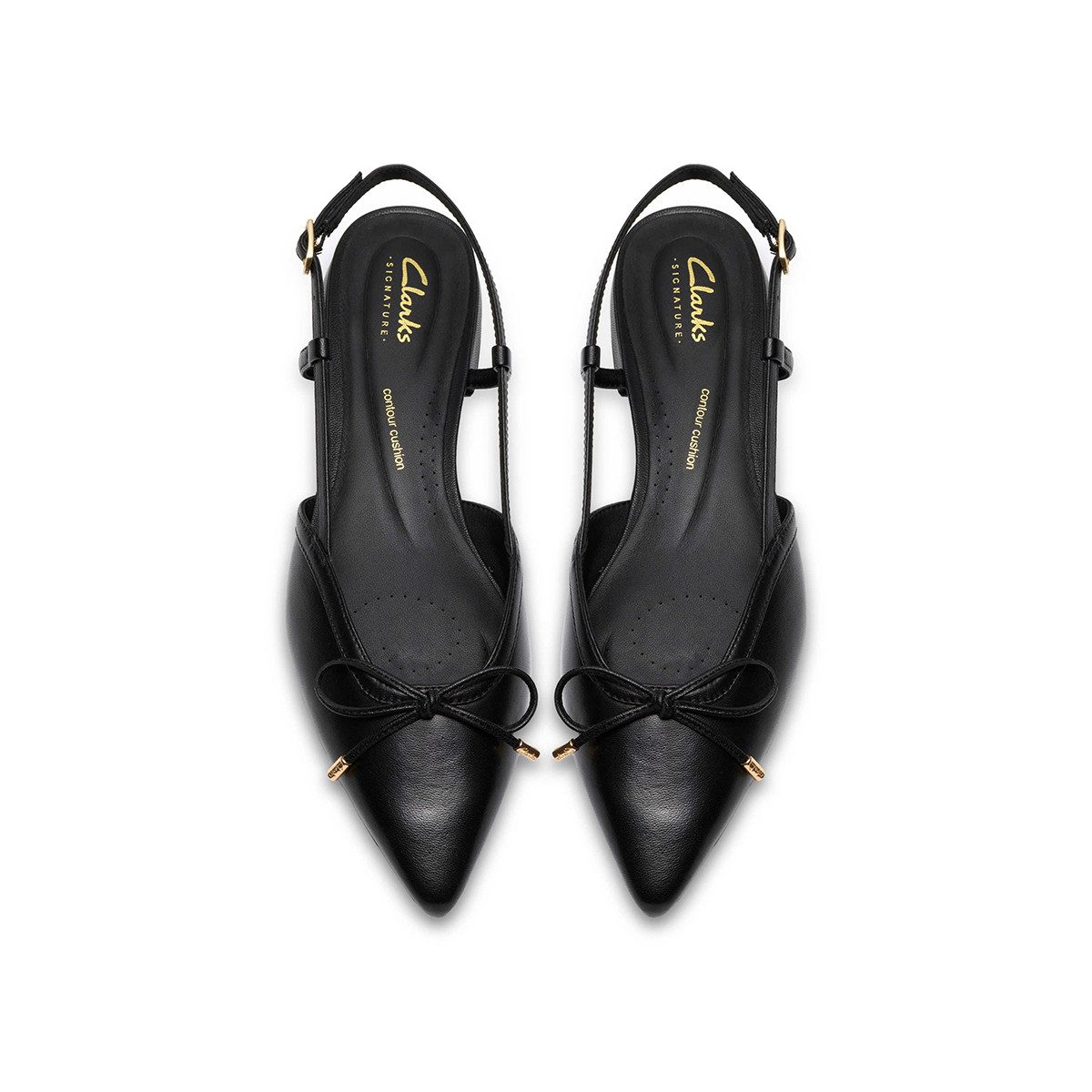 Clarks Clarks Sensa15 Bow 26186116 4, Peeptoes & Slingpumps, Schwarz, Damen Peeptoepumps