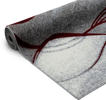 Teppich Tritom, Home affaire, rechteckig, Höhe: 9 mm, mit besonders weichem Flor, Kurzflor, modernes Wellen Muster