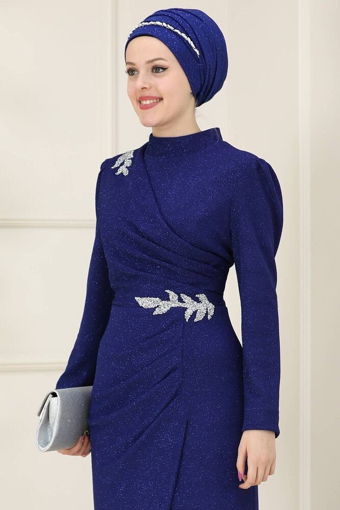 fashionshowcase Maxikleid Damen Abendkleid im Abaya-Stil - Modest Fashion m günstig online kaufen