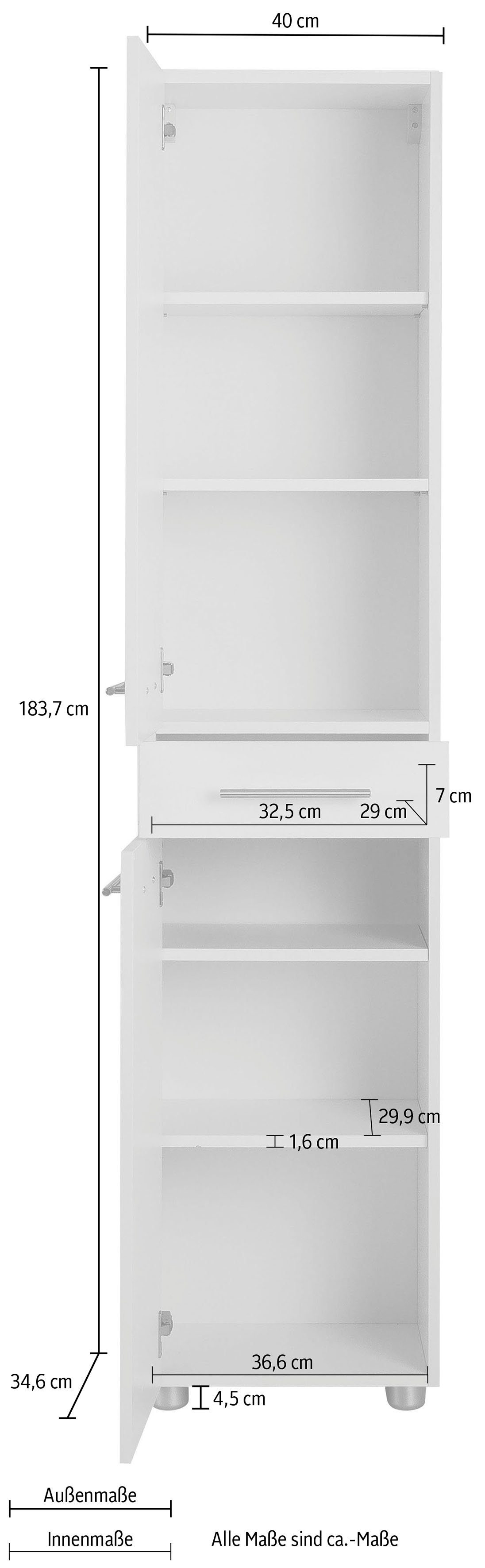 OPTIFIT Hochschrank Bern