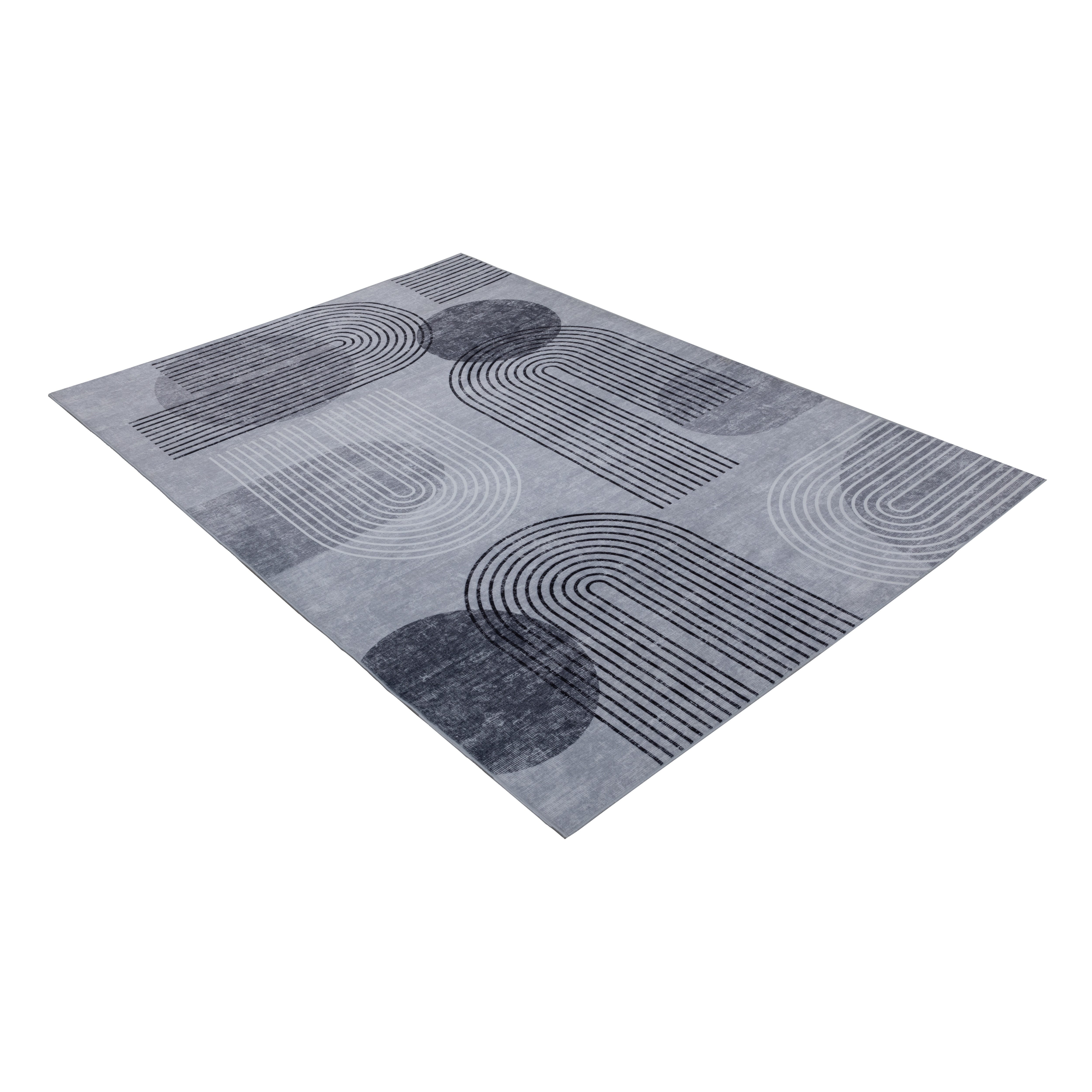 Kayoom Teppich Visionary 126, rechteckig, Höhe: 8 mm, Kurzflor, Modernes Muster, In- und Outdoor geeignet, Wohnzimmer