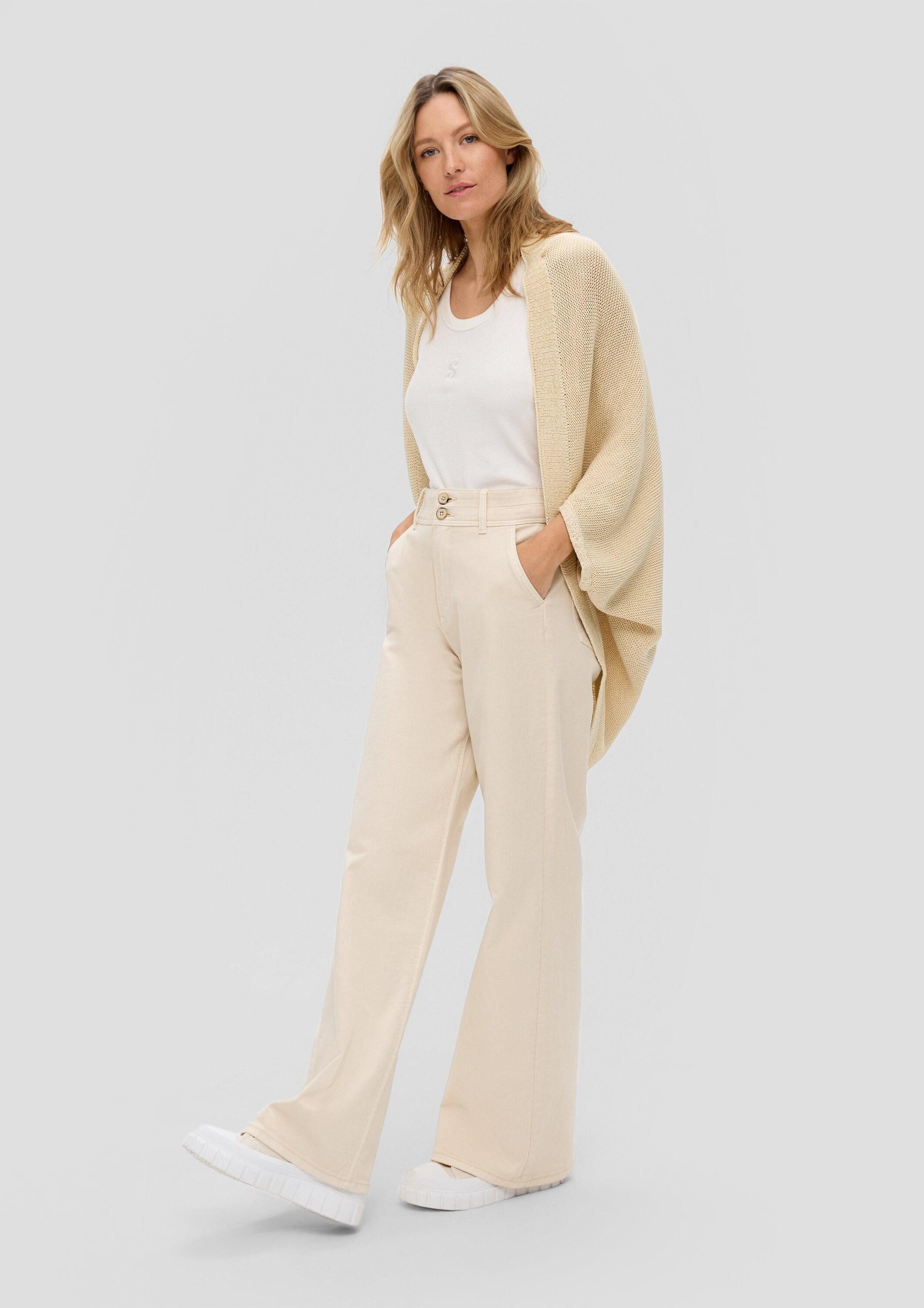 s.Oliver Poncho Indoor-Poncho Poncho aus Baumwollmix