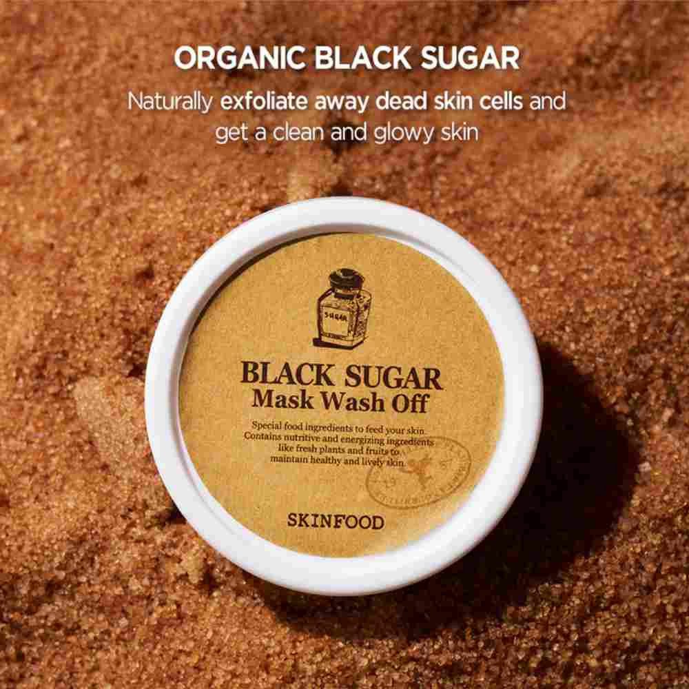 Skinfood Gesichtsmaske SKINFOOD, Black Sugar Mask Wash Off - 120 g