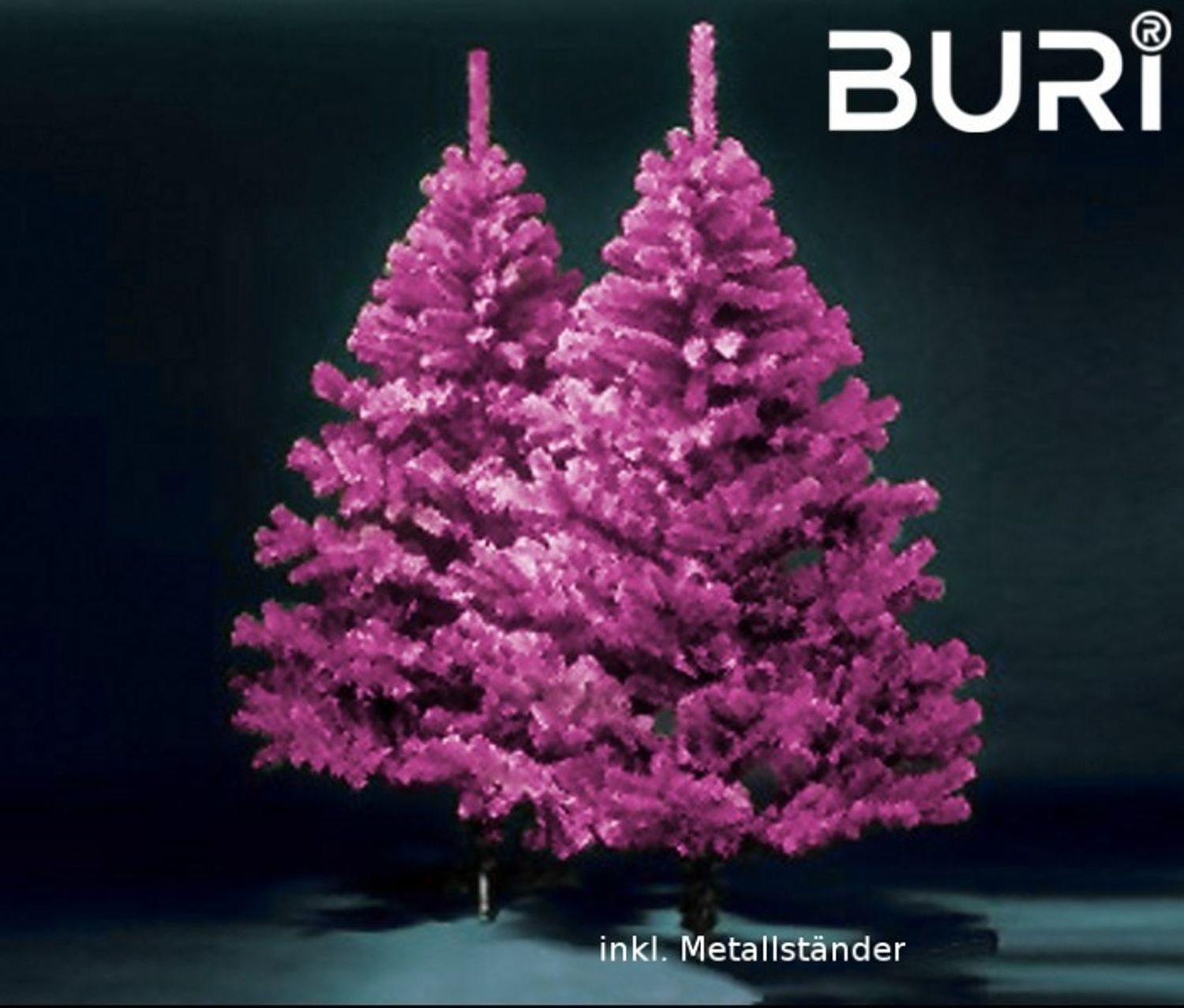 Künstlicher Weihnachtsbaum weiß 210cm BURI Weihnachtsbaum künstlicher