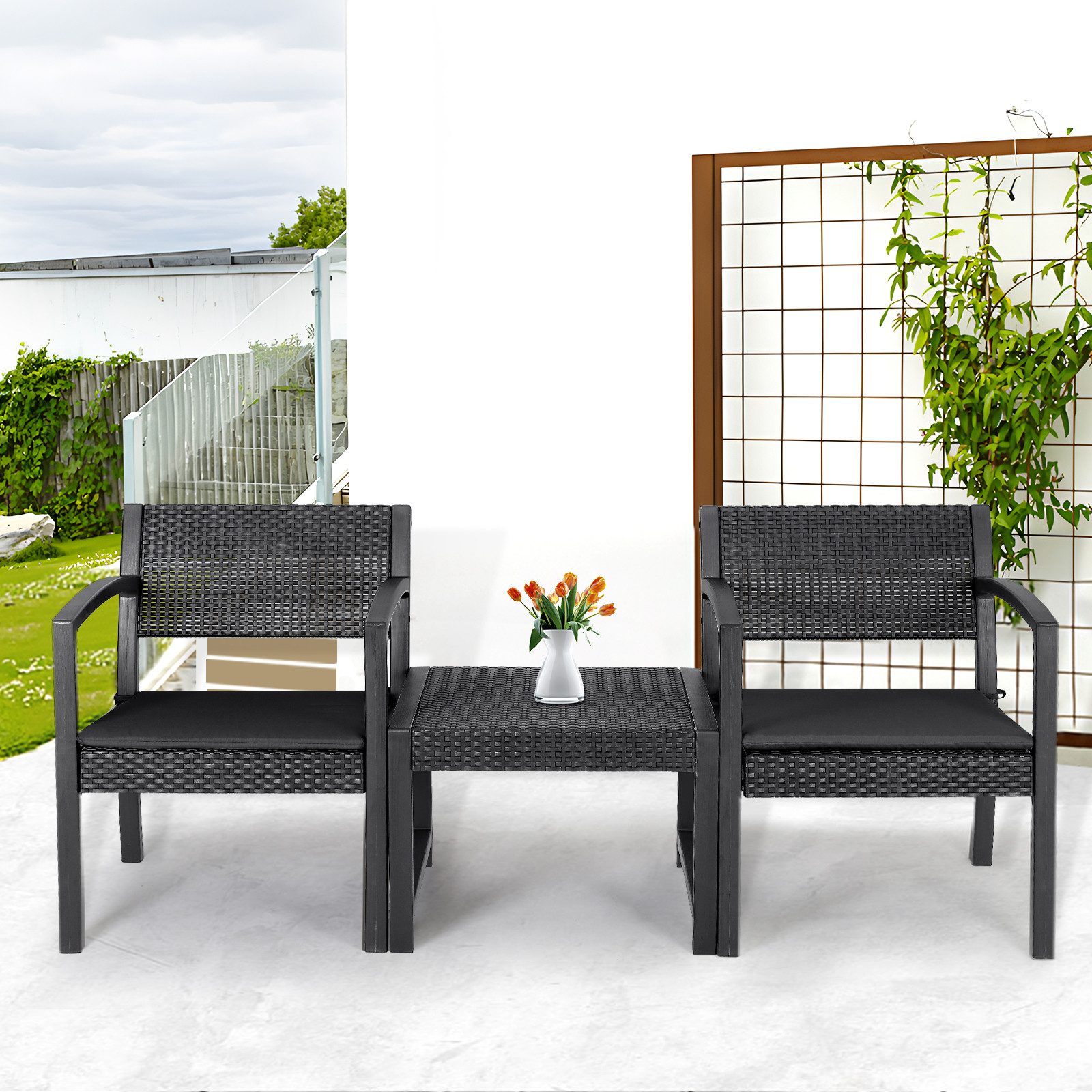 Sekey Balkonset Balkonmöbel Set Kleiner Balkon günstig online kaufen