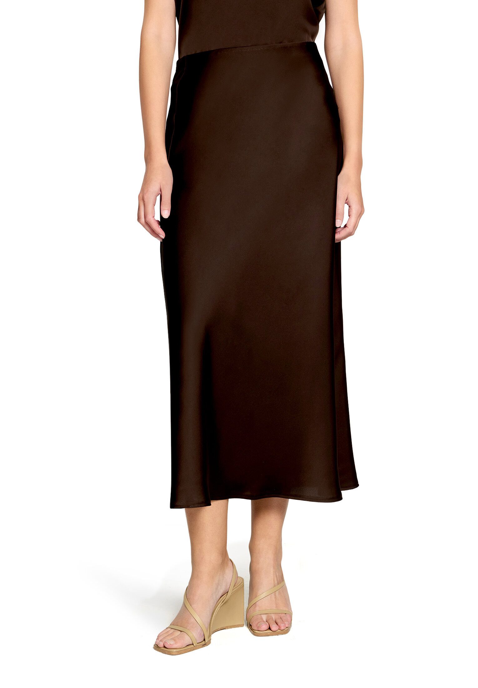 Vera Mont Maxirock Damen wadenlang Material