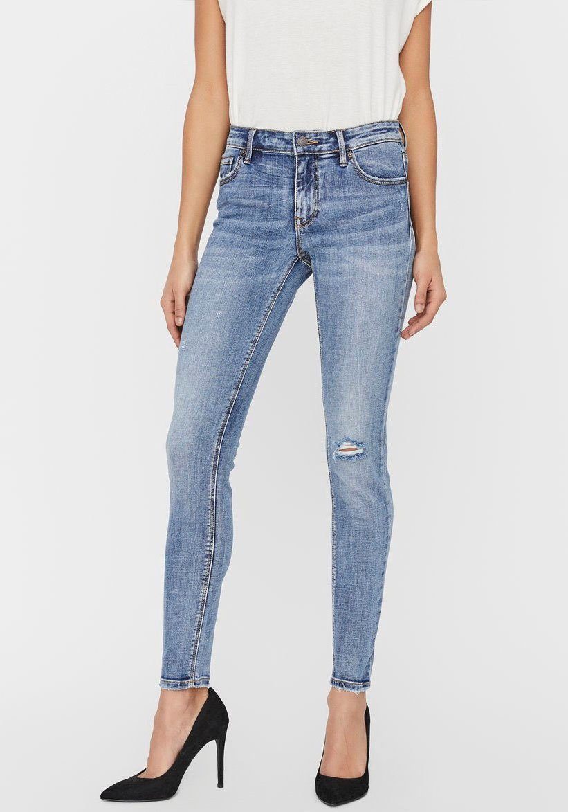 Vero Moda Skinny-fit-Jeans DESTROYED« OTTO