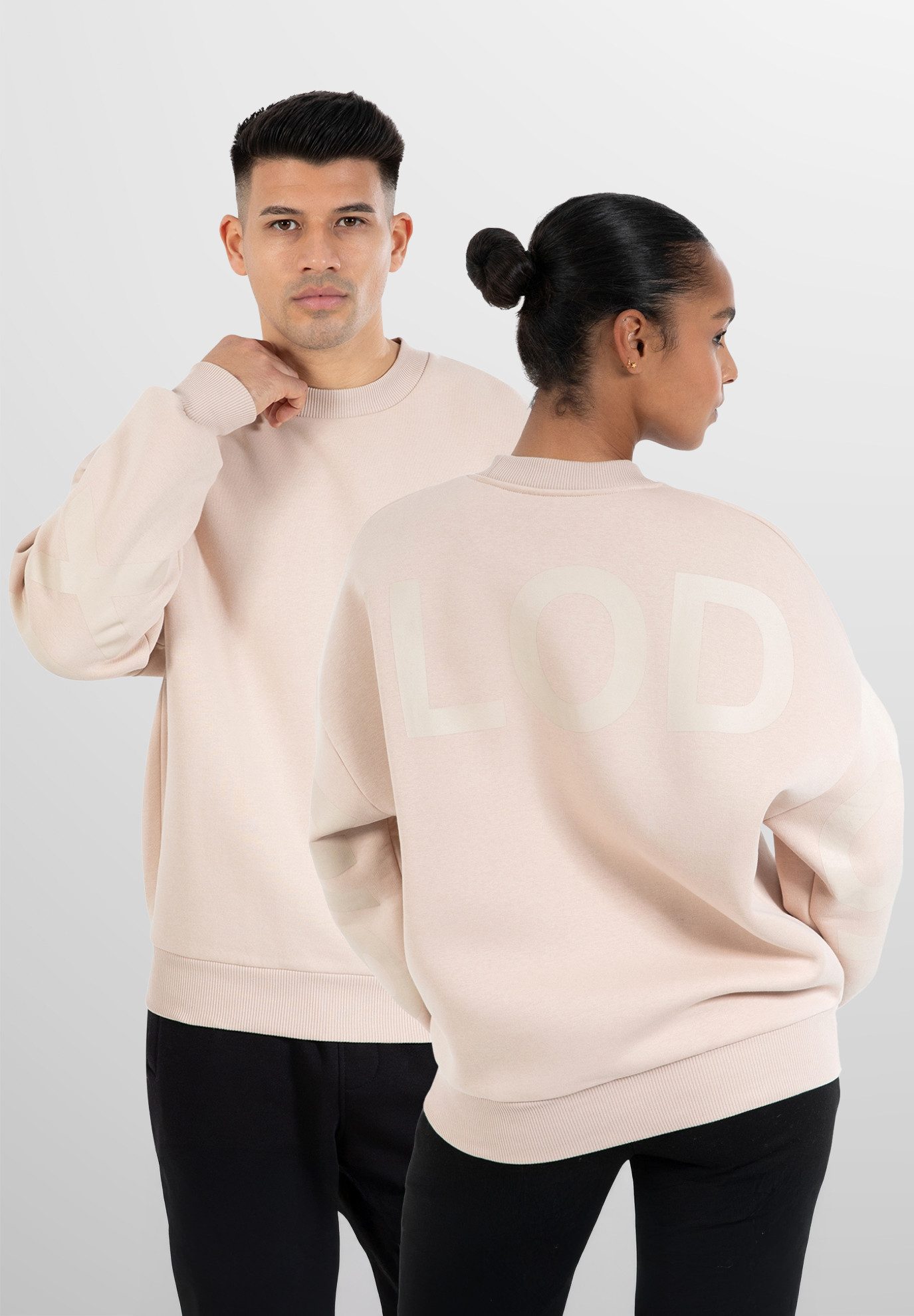Smilodox Sweatshirt Brail Solid, Oversize Pullover günstig online kaufen