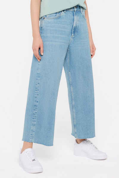Harlem Soul Mom-Jeans mit offener Kante am Saum