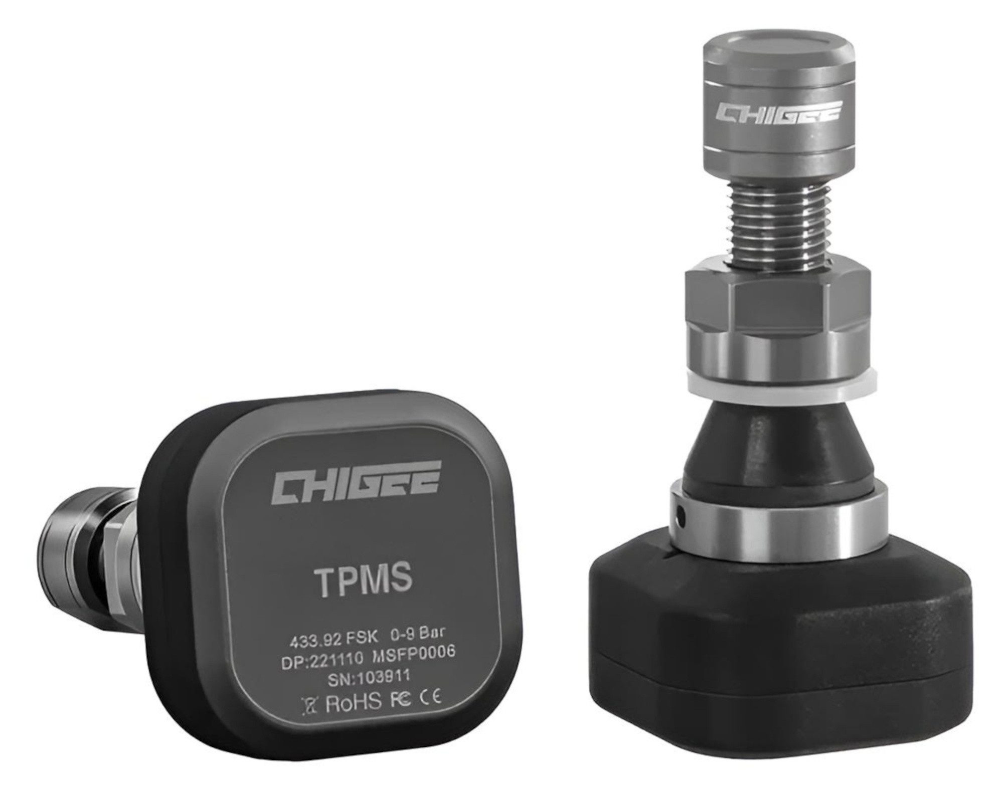 CHIGEE MFP0018 Interne Motorrad Reifendrucksensoren Headset