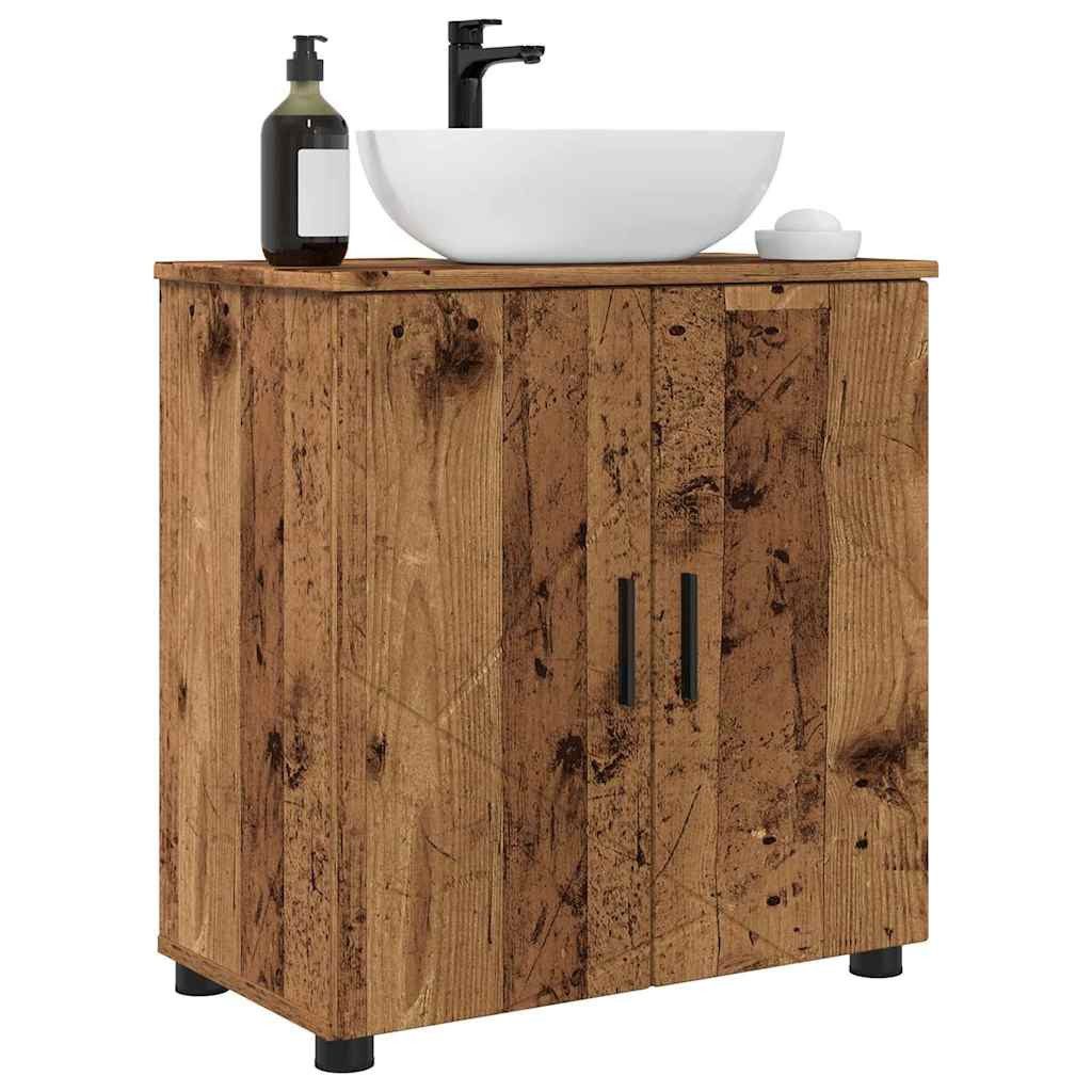 vidaXL Badezimmerspiegelschrank Badezimmer Schrank Altholz 61 günstig online kaufen