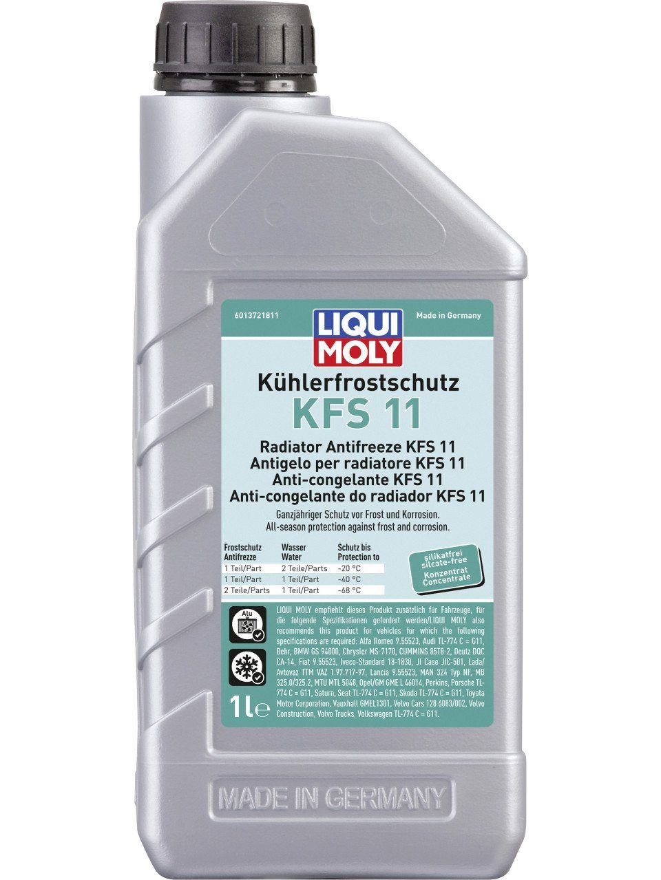 Liqui Moly Kühlerschutzmittel Liqui Moly Kühlerfrostschutz KFS 11 1 L