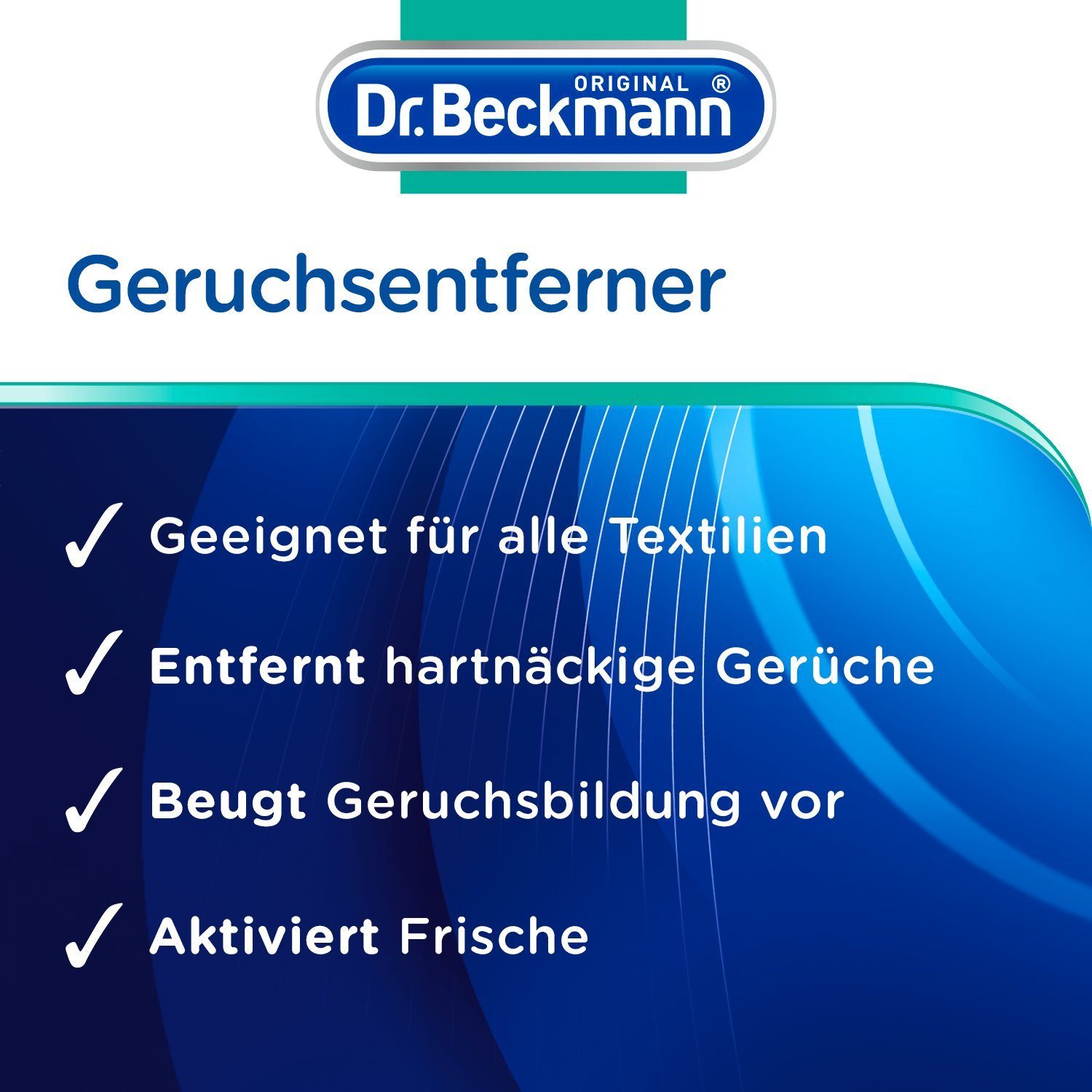 Dr. Beckmann (1-St) entfernt Gerüche 500 ml Polsterreiniger 1x fasertief, Geruchsentferner, hartnäckige