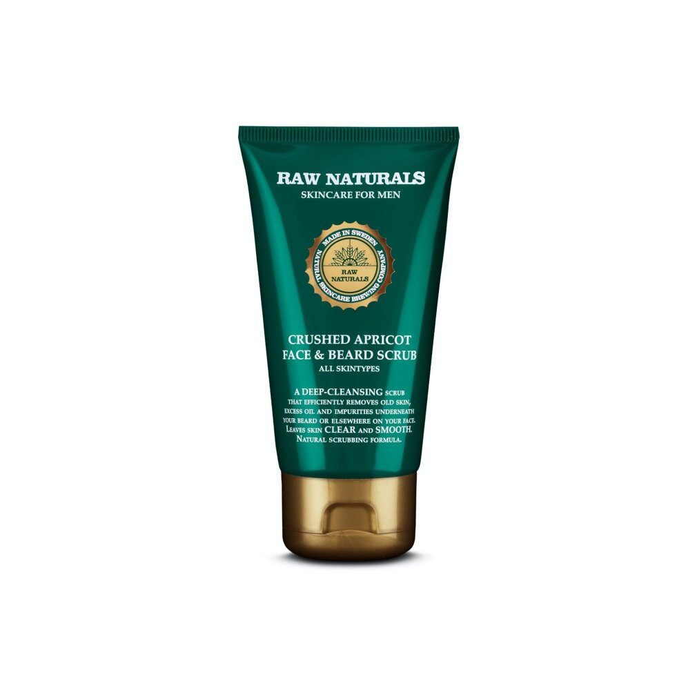 Raw Naturals Körperpflegemittel, Aprikosen-Gesichts- und Bartpeeling, Vegan, Peeling-Peeling